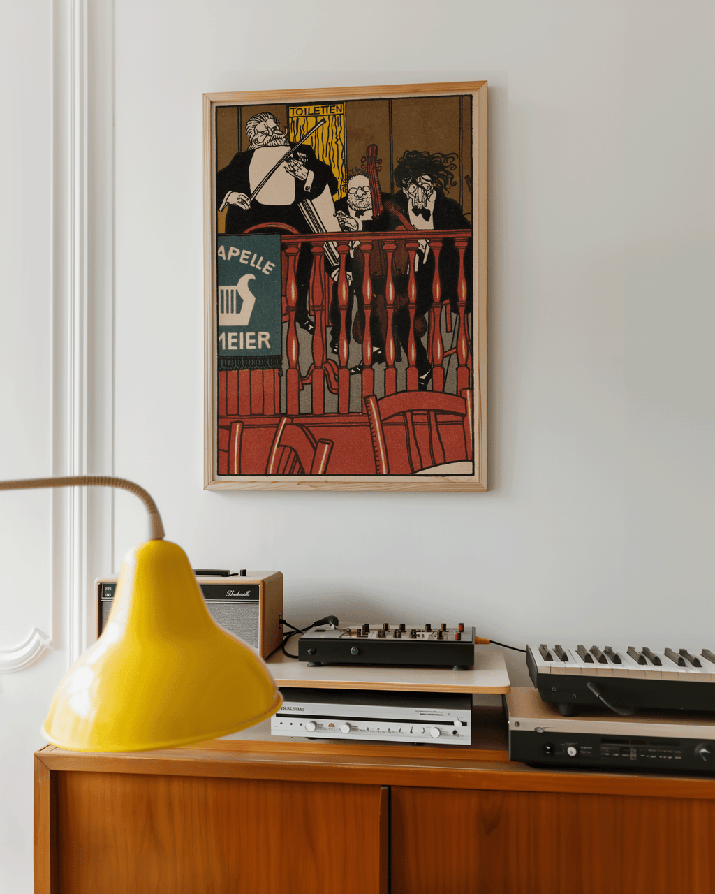 Salon Orchestra Meier (1911) by Moriz Jung