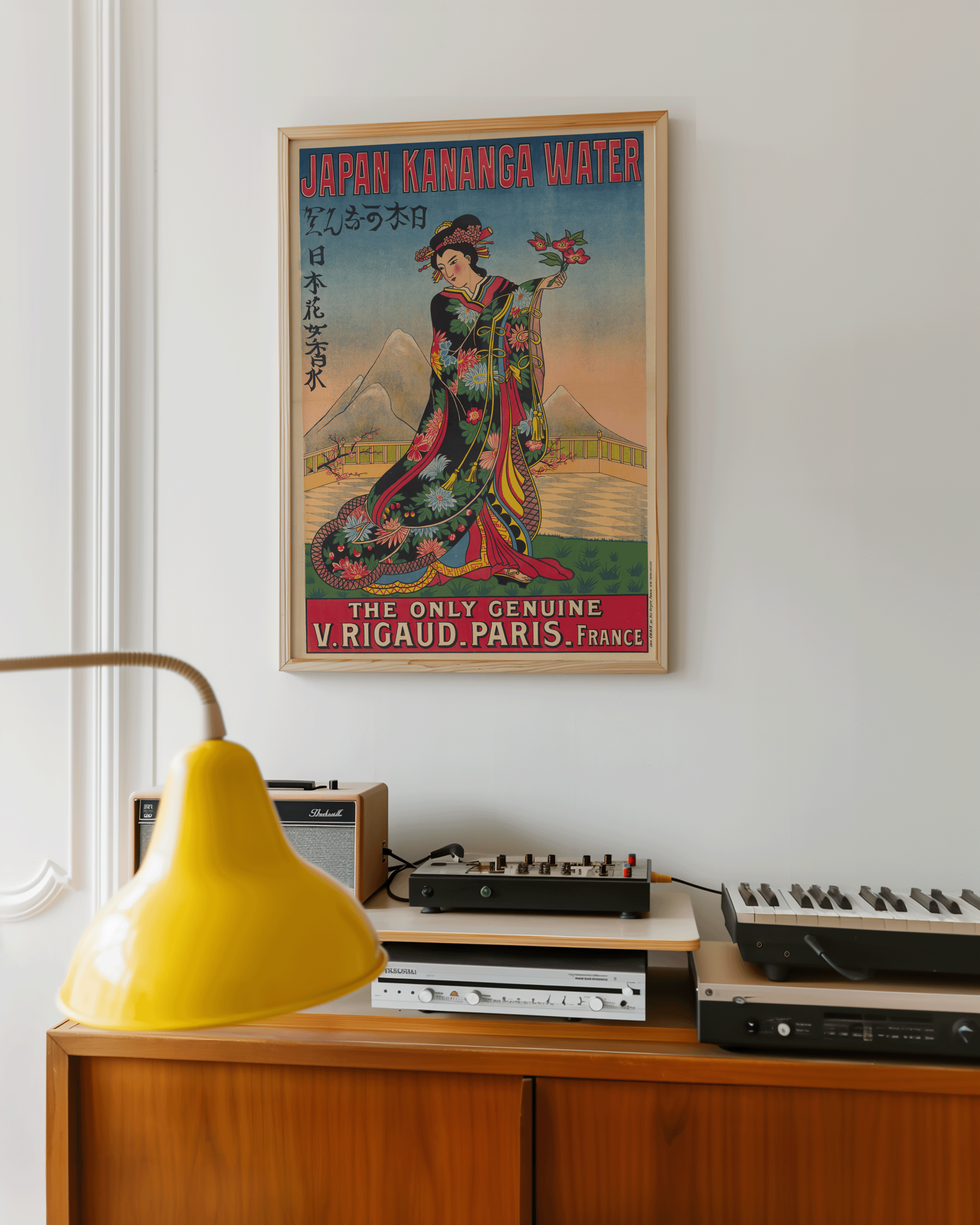 Japan Kananga Water – Perfume Poster (1907) by V. Rigaud