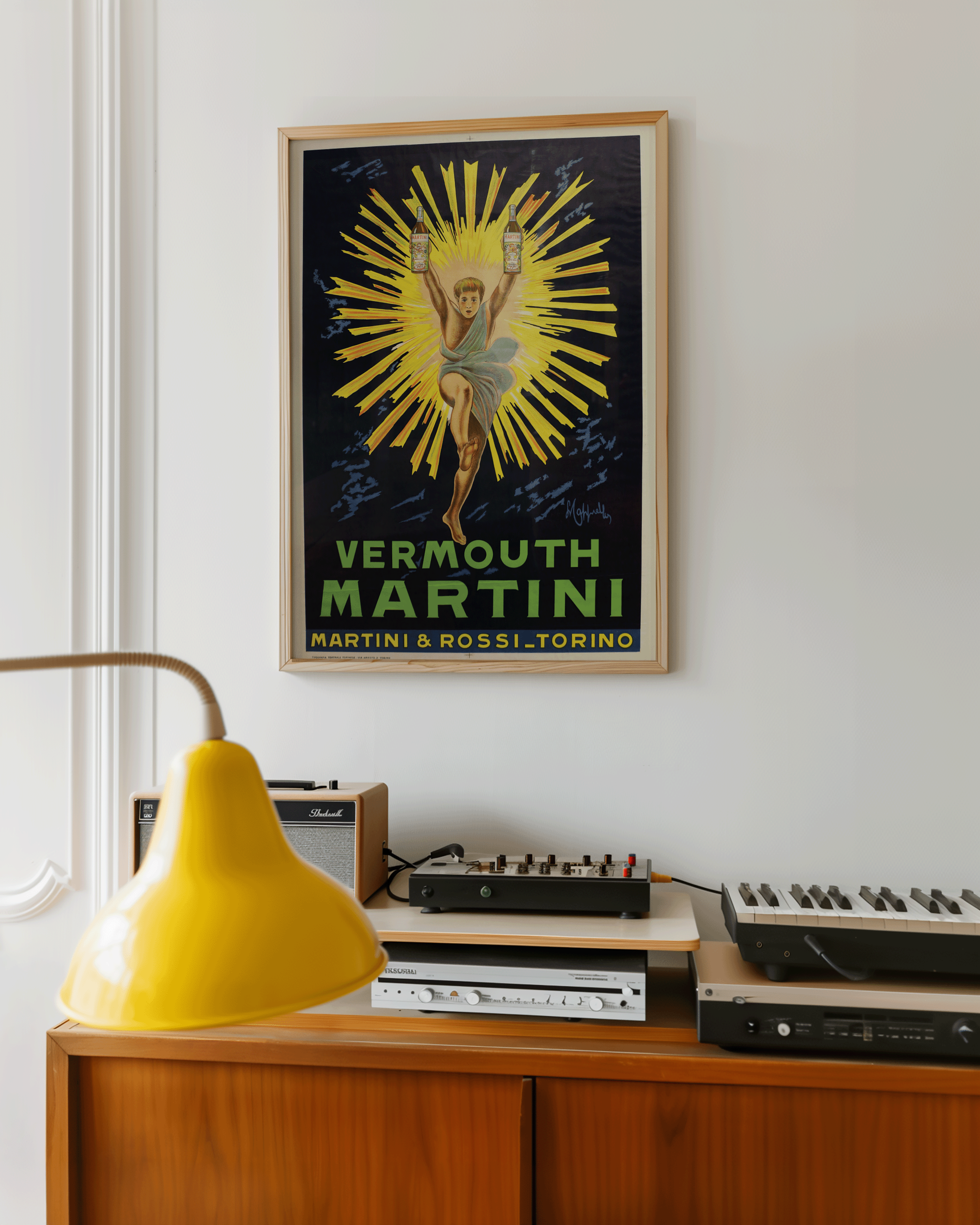 Vermouth Martini – Sunburst Poster (1920) by Leonetto Cappiello