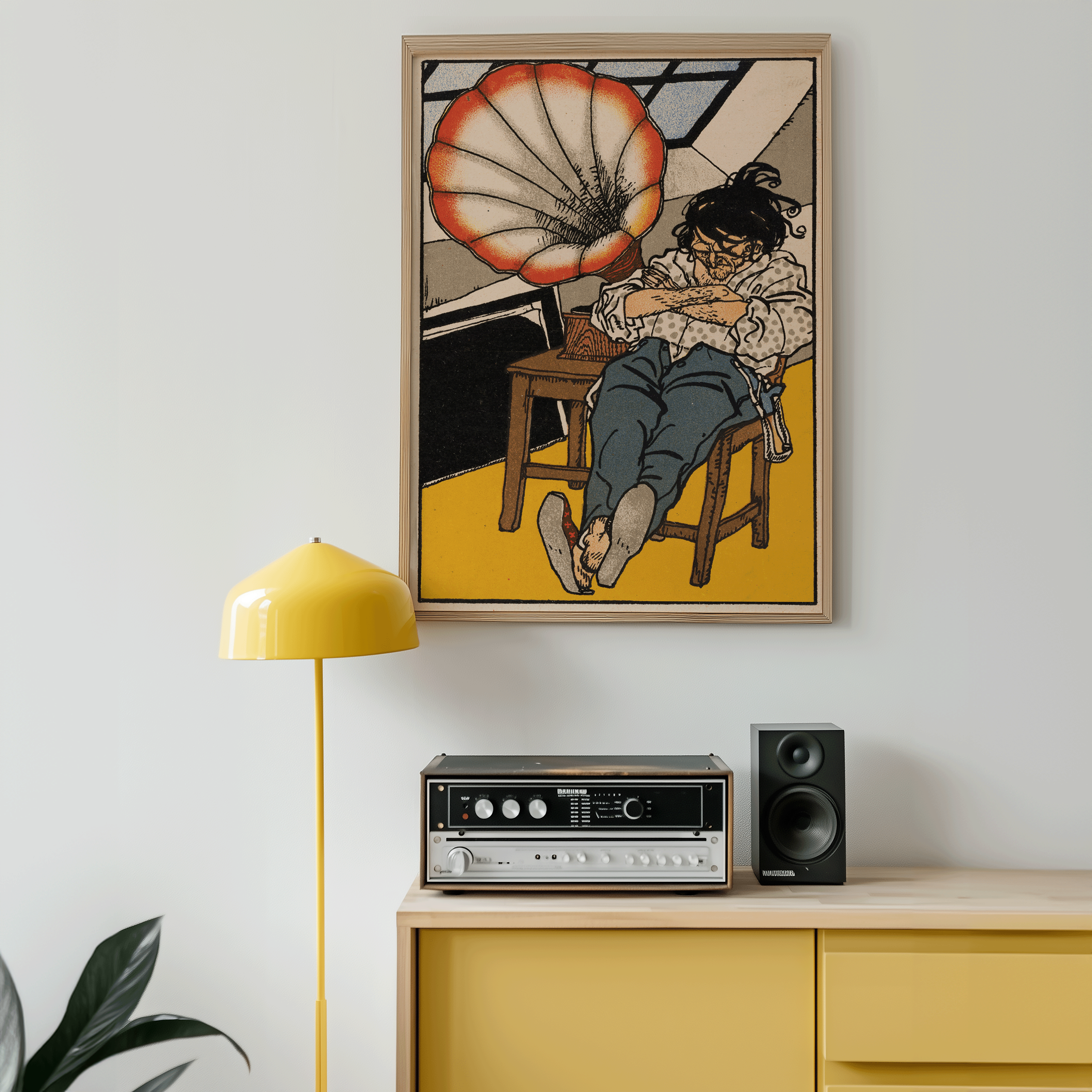 A Beethoven Enthusiast (1911) by Moriz Jung