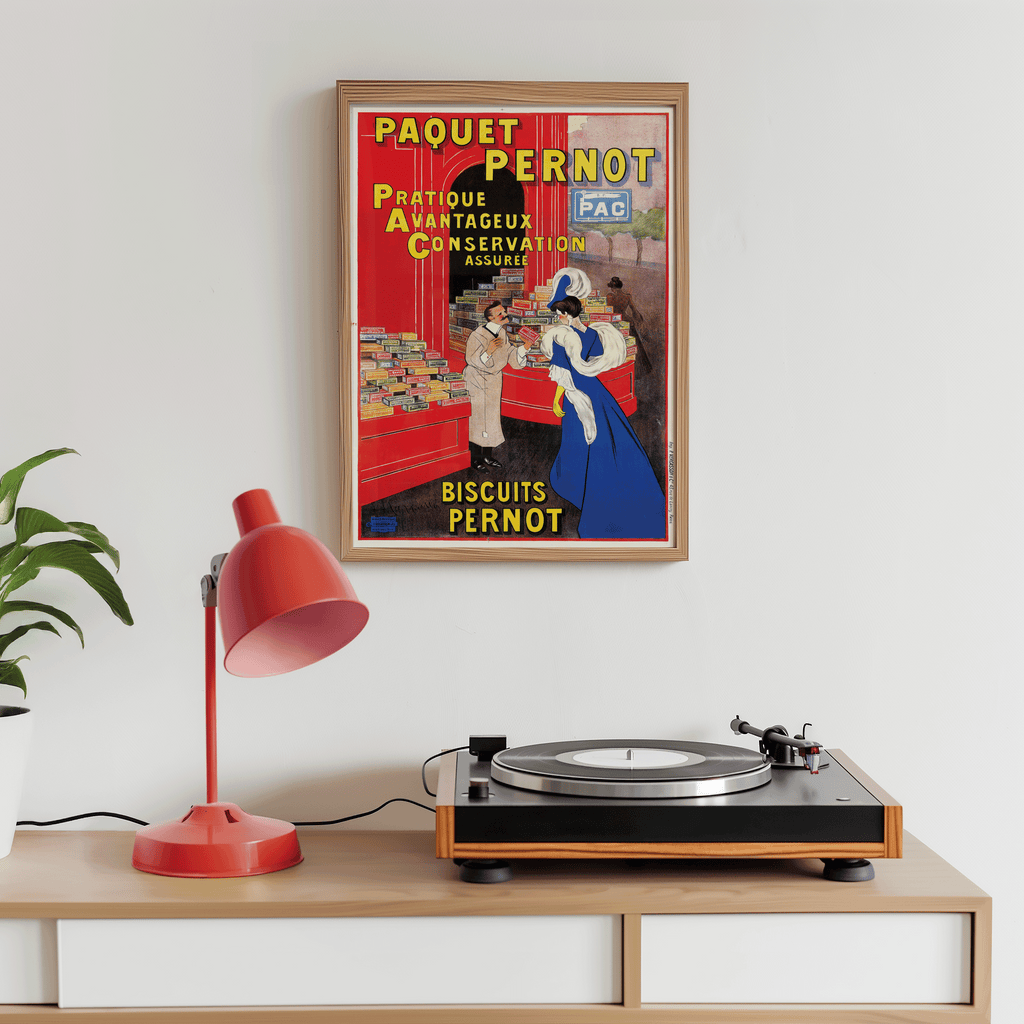 Paquet Pernot- The Biscuit Shop (1905) by Leonetto Cappiello