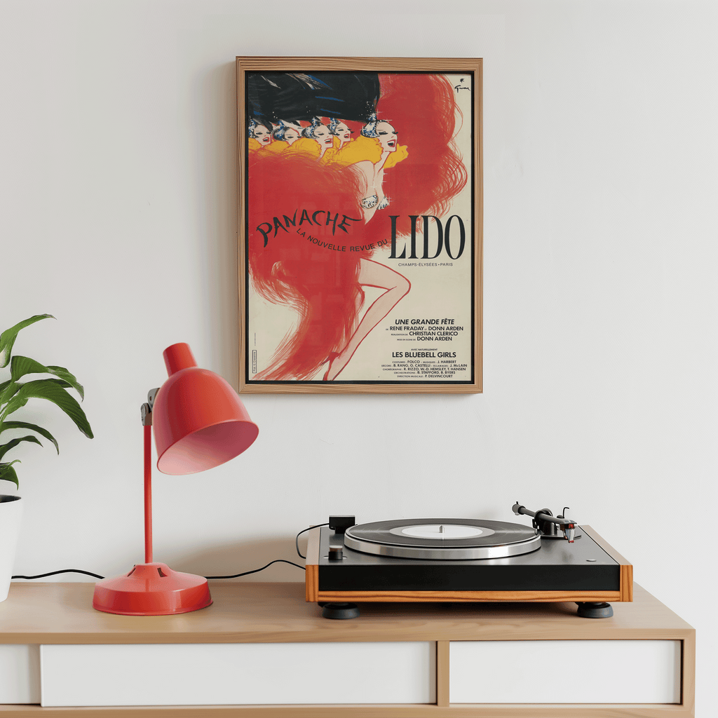 Panache du Lido – Cabaret Poster (1950s) by René Gruau