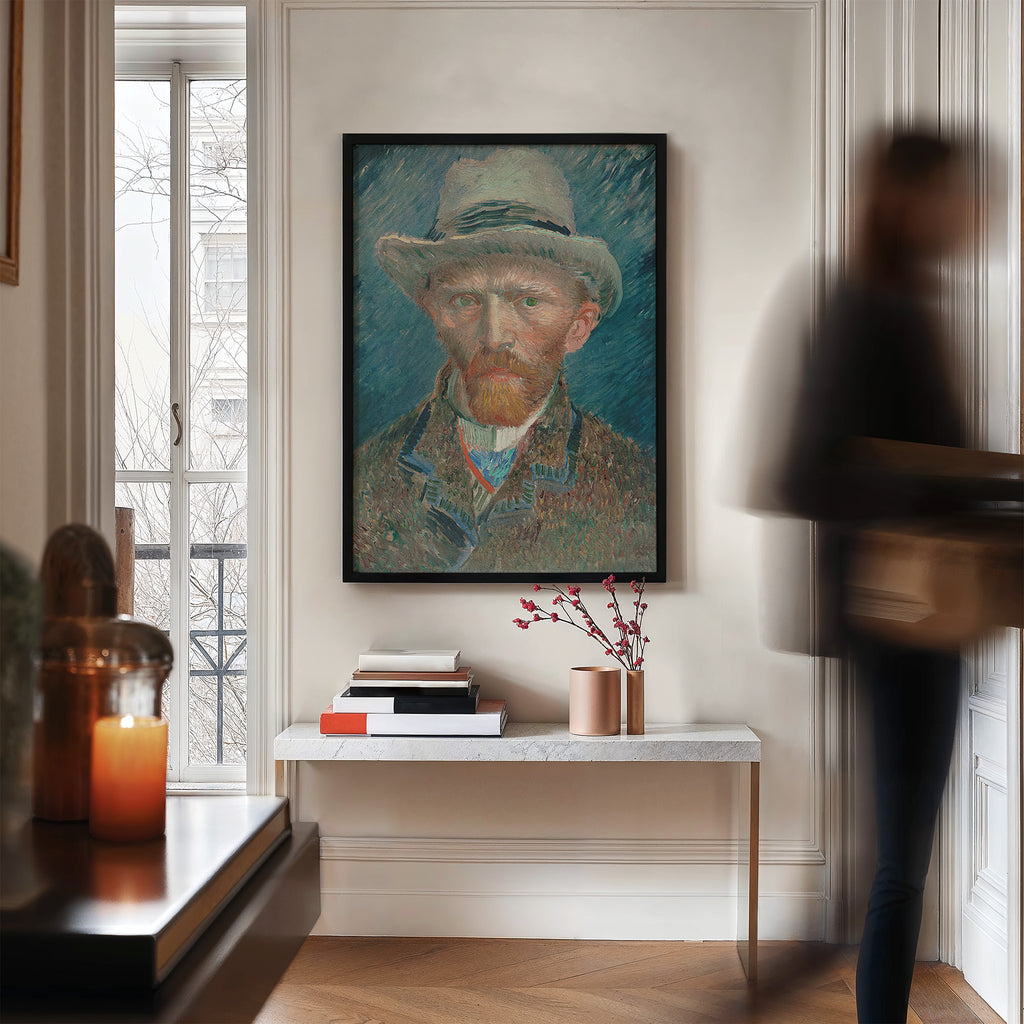 Self-Portrait with Grey Felt Hat (1887) by Vincent van Gogh