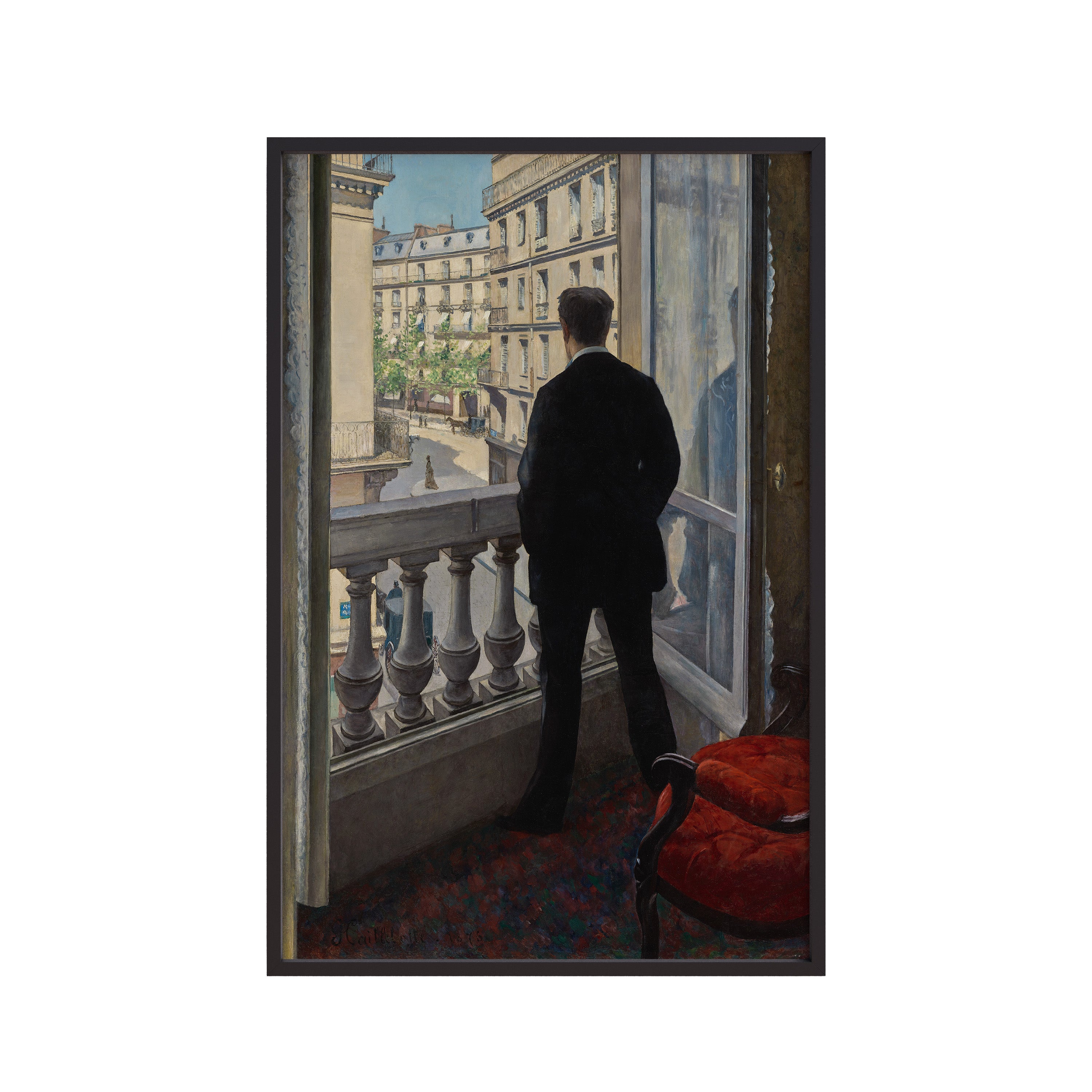 Young Man at His Window (1876) by Gustave Caillebotte