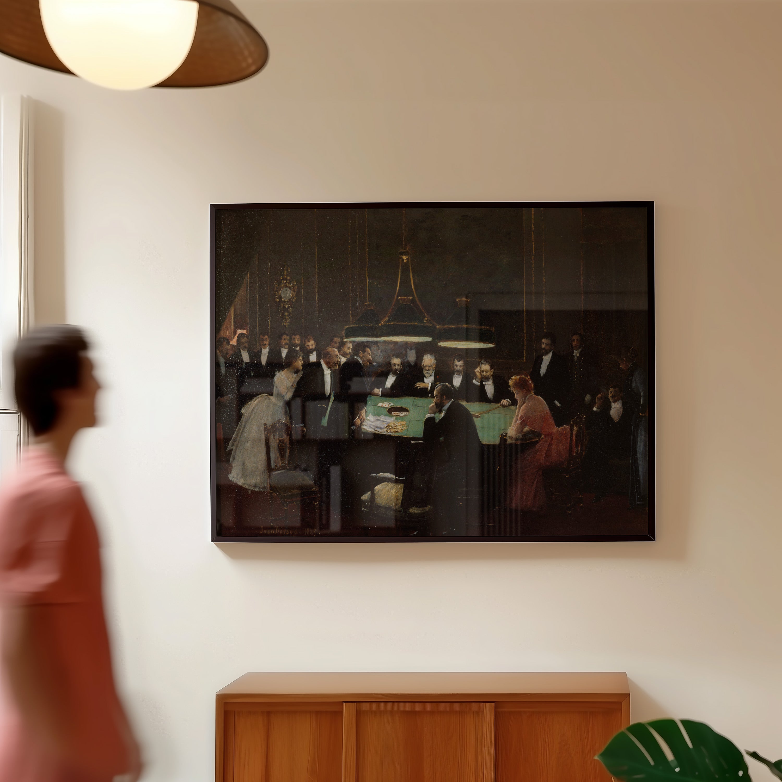 La salle de jeu- The Gaming Room (1889) by Jean Béraud