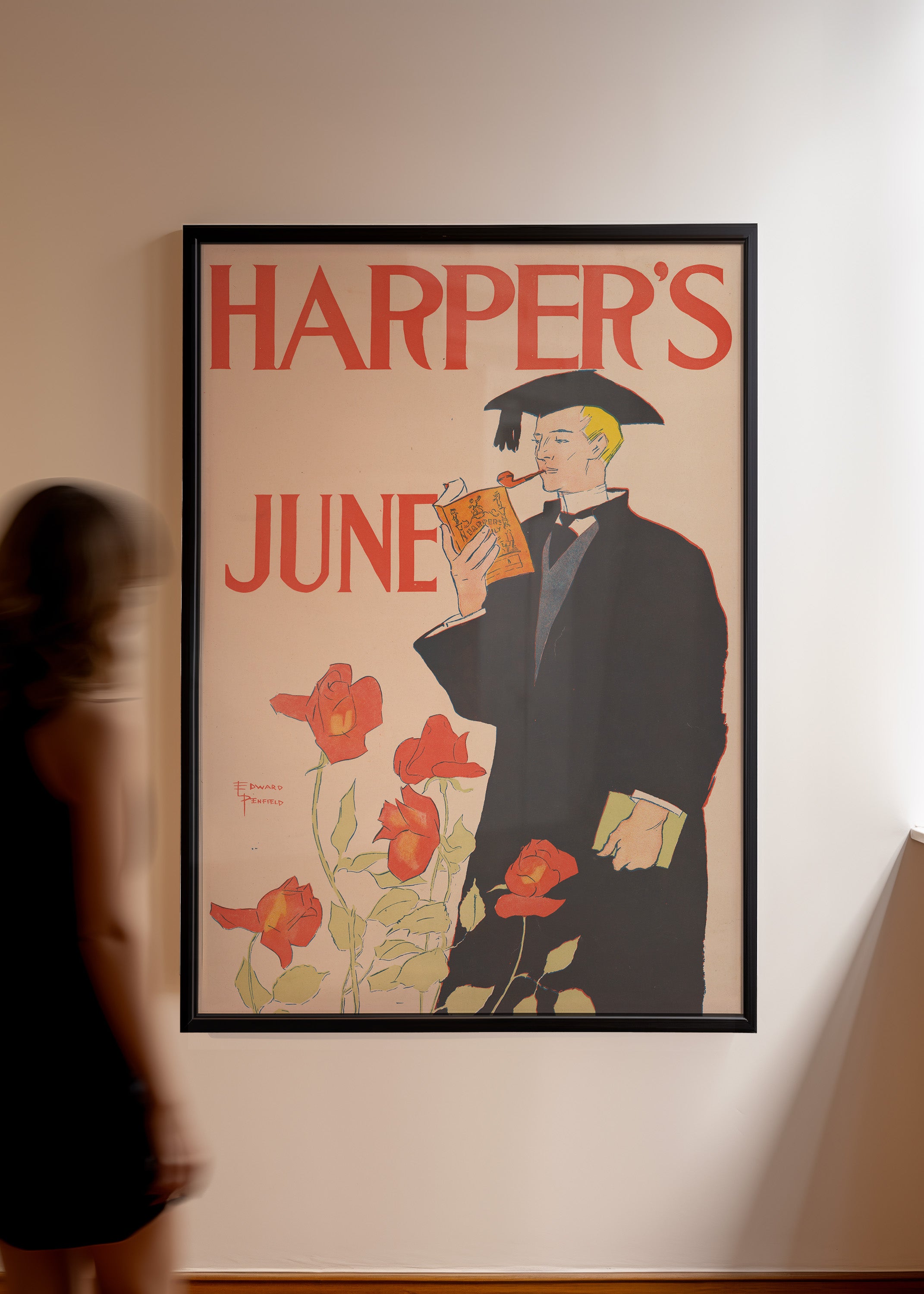 Harper’s June (1895) by Edward Penfield