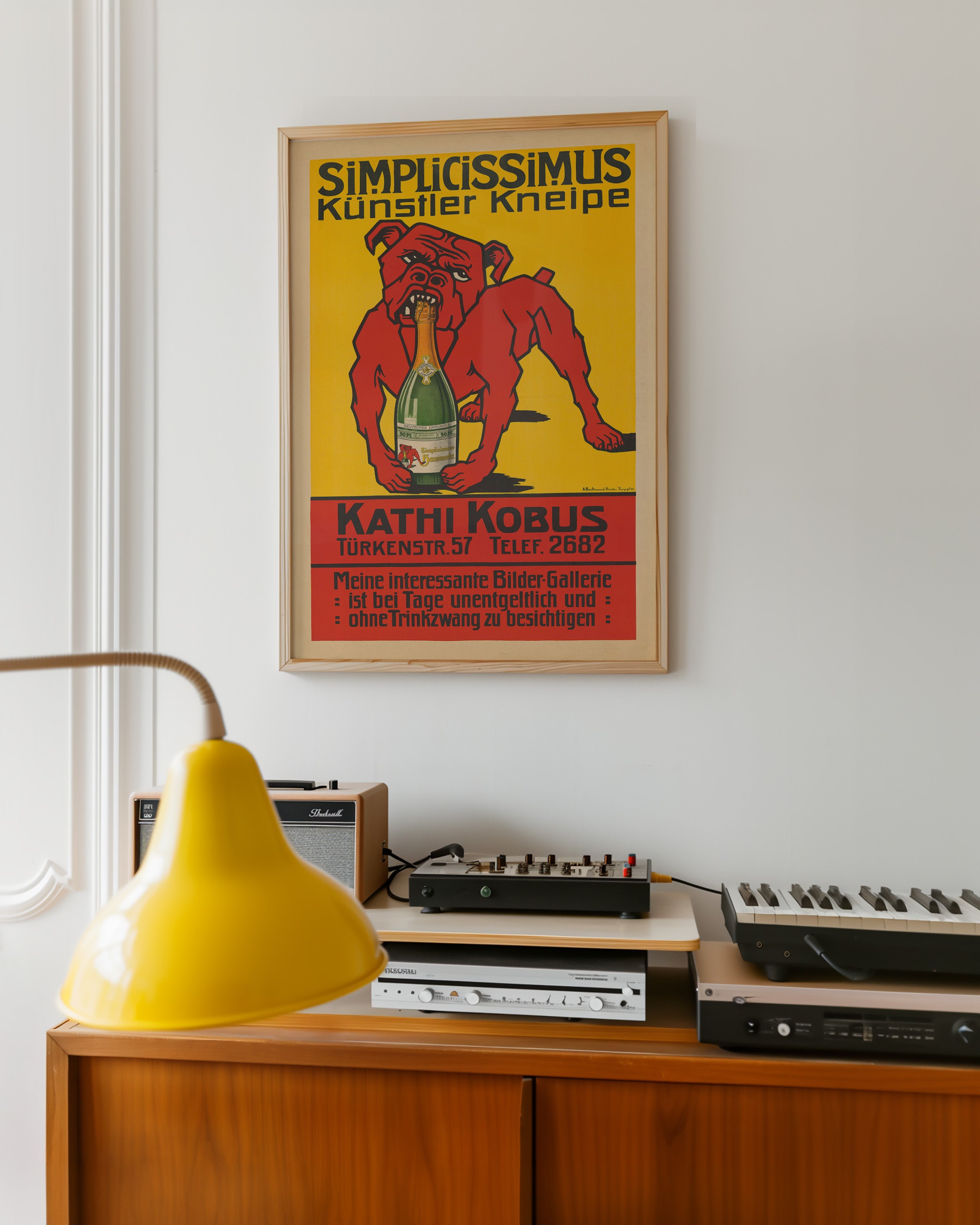 Simplicissimus Künstler Kneipe. Kathi Kobus (1903) by A. Backmund