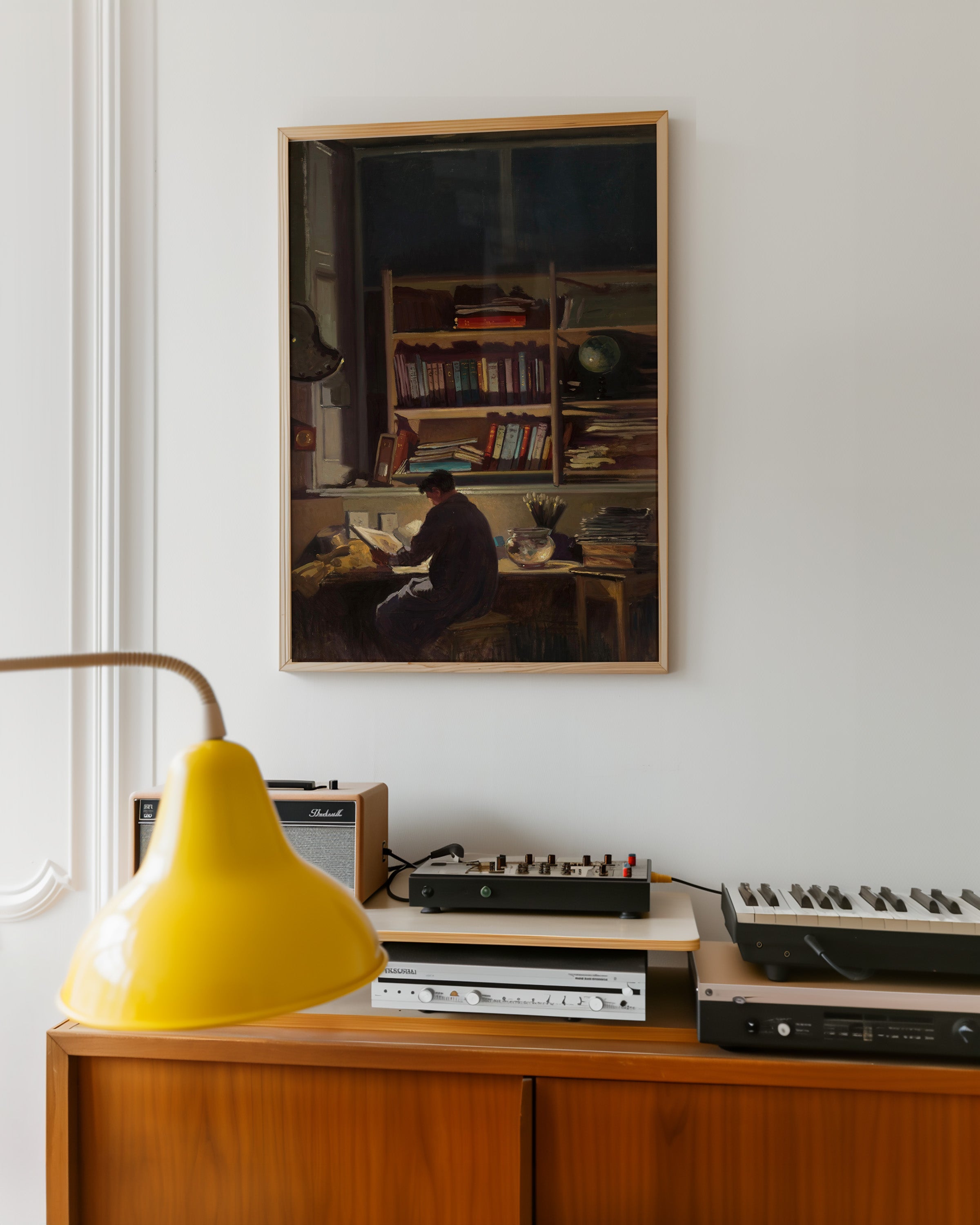 In the library (1928) by Józef Rapacki