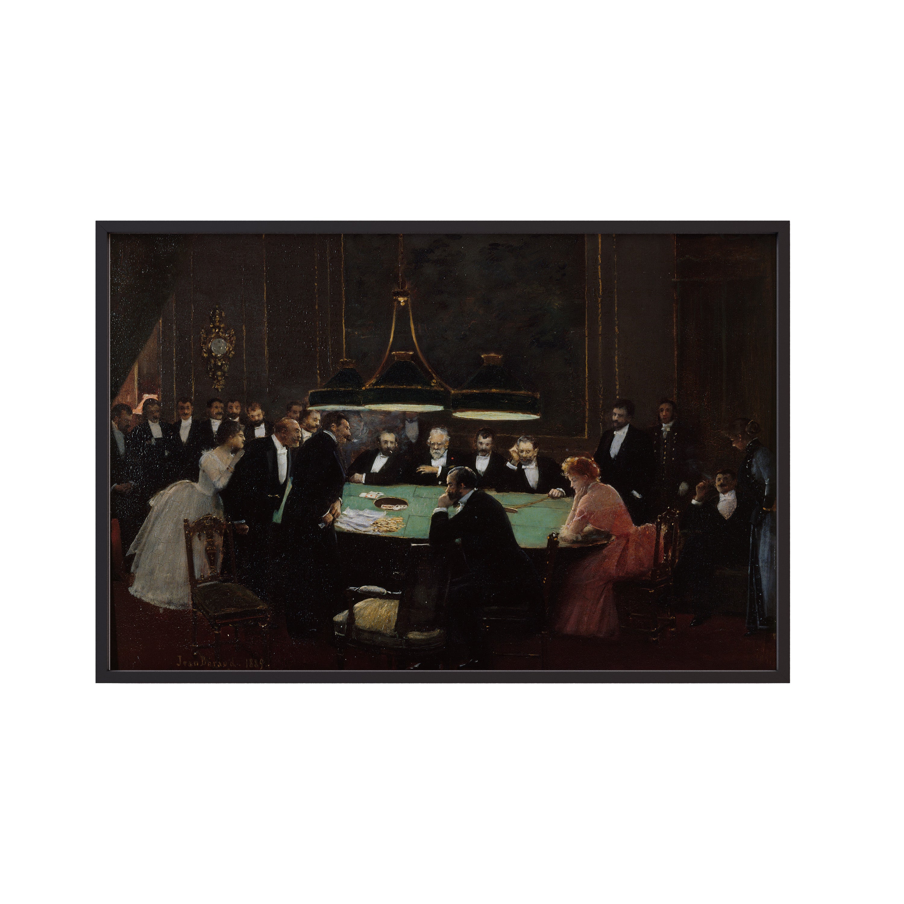 La salle de jeu- The Gaming Room (1889) by Jean Béraud