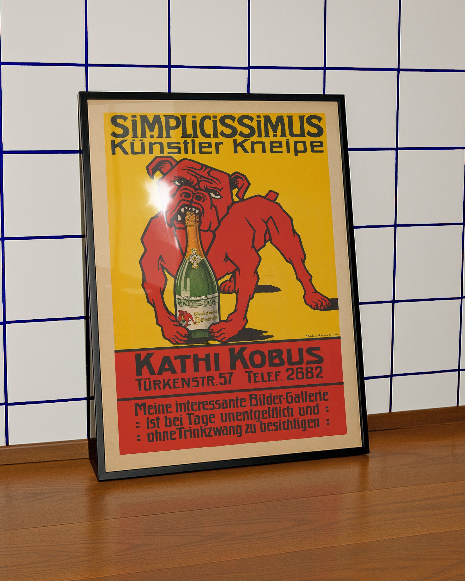 Simplicissimus Künstler Kneipe. Kathi Kobus (1903) by A. Backmund