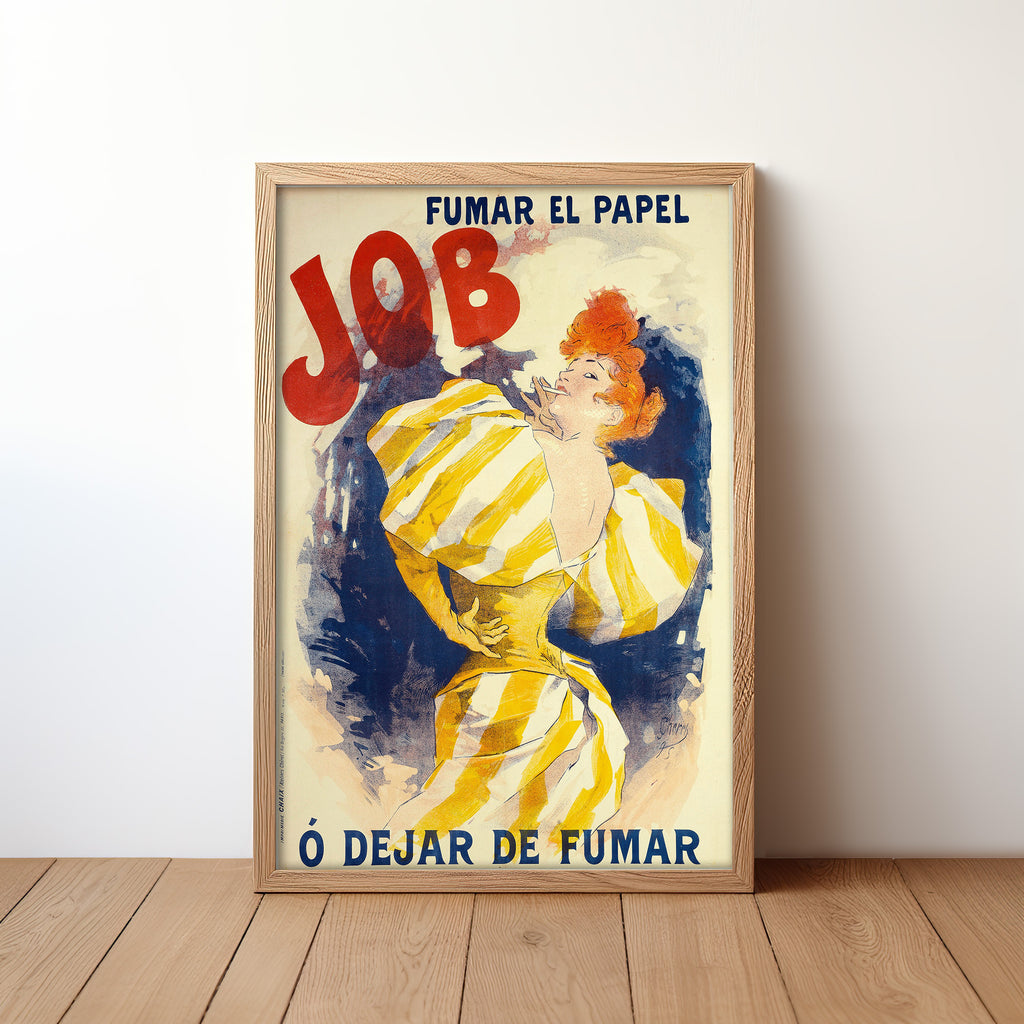 Fumar el Papel JOB (1895) by Jules Chéret