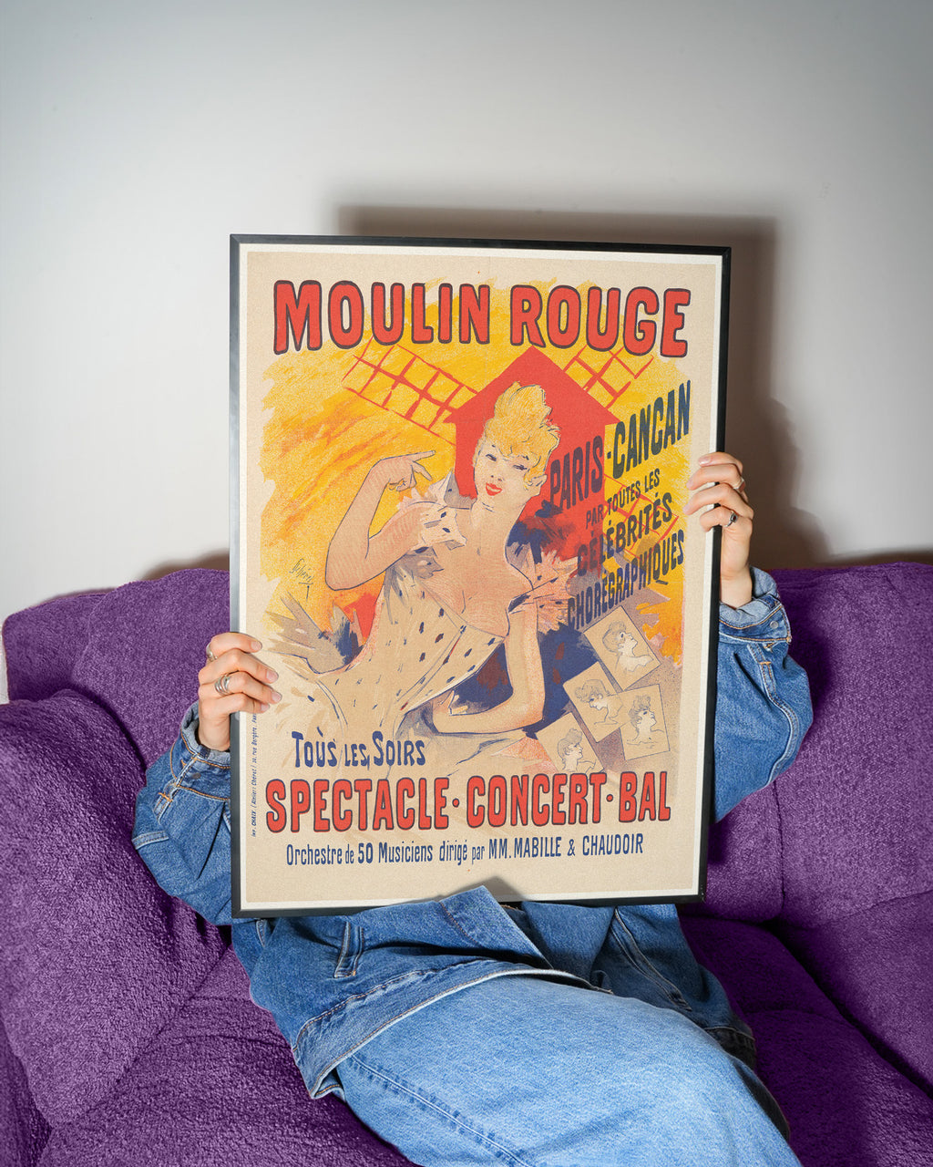 Moulin Rouge: Paris Cancan (1890) by Jules Chéret