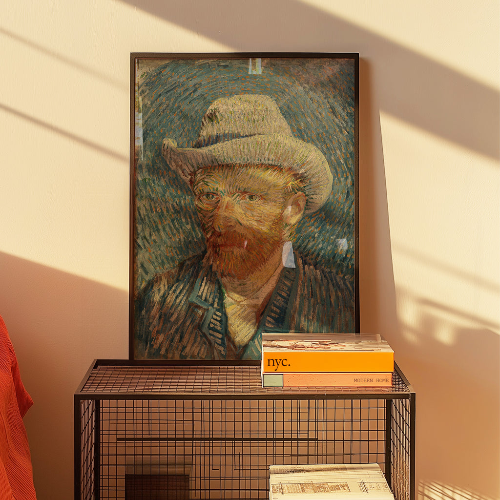 Self-Portrait with Grey Felt Hat (1887) by Vincent van Gogh