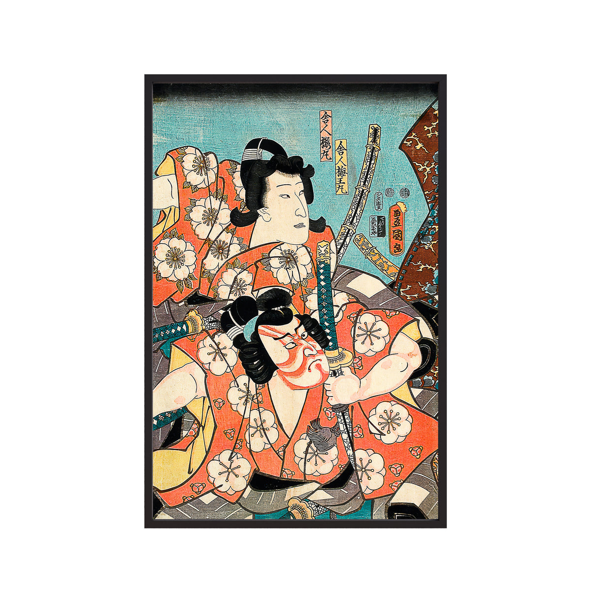 Umeōmaru and Sakuramaru by Utagawa Kunisada