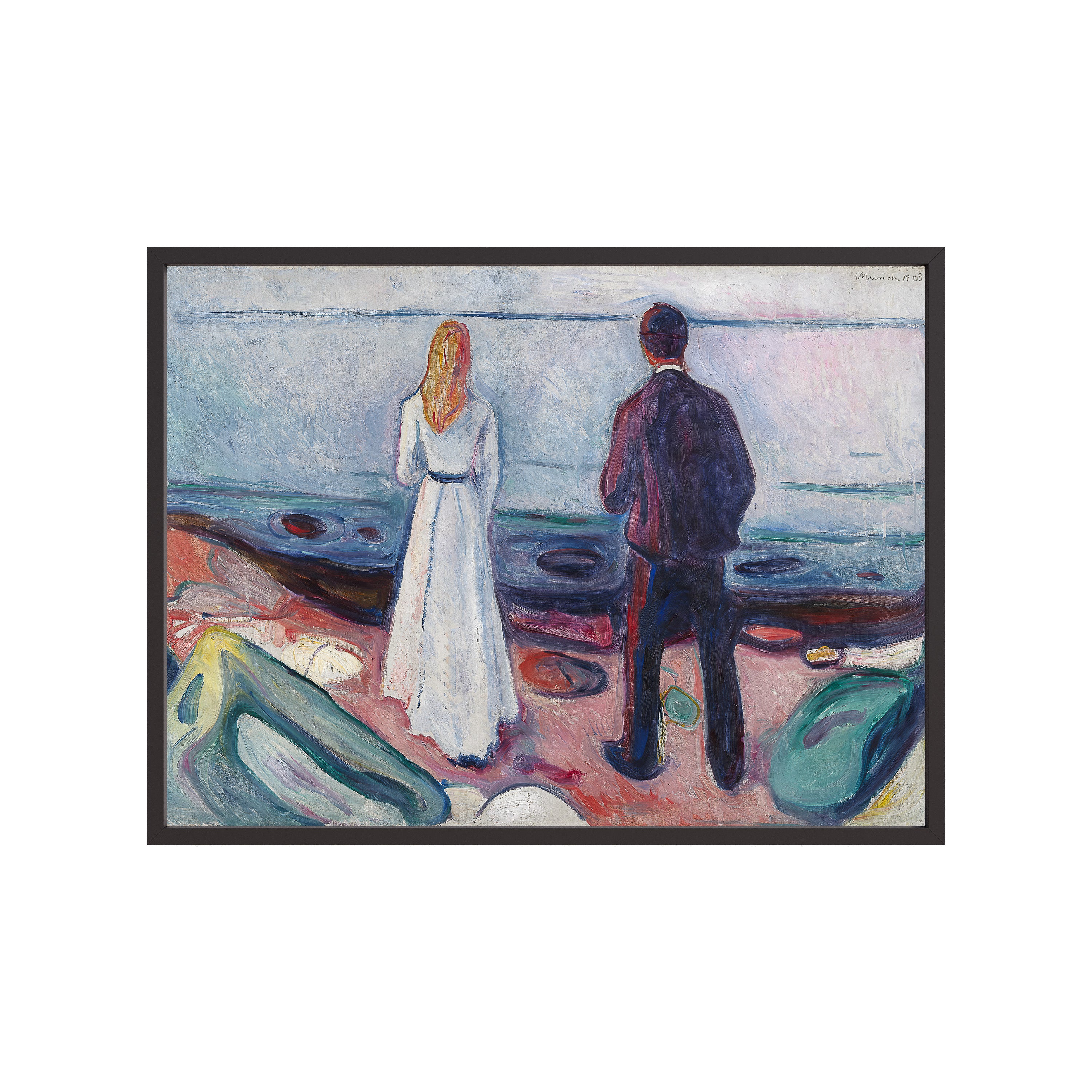 The Lonely Ones  (1906-08) by Edvard Munch