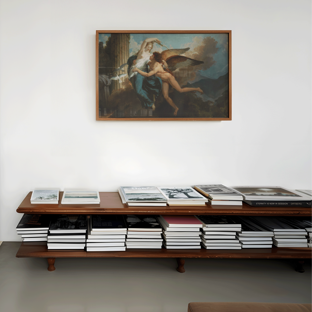 The Reunion of Cupid and Psyche (1793) by Jean Pierre Saint-Ours