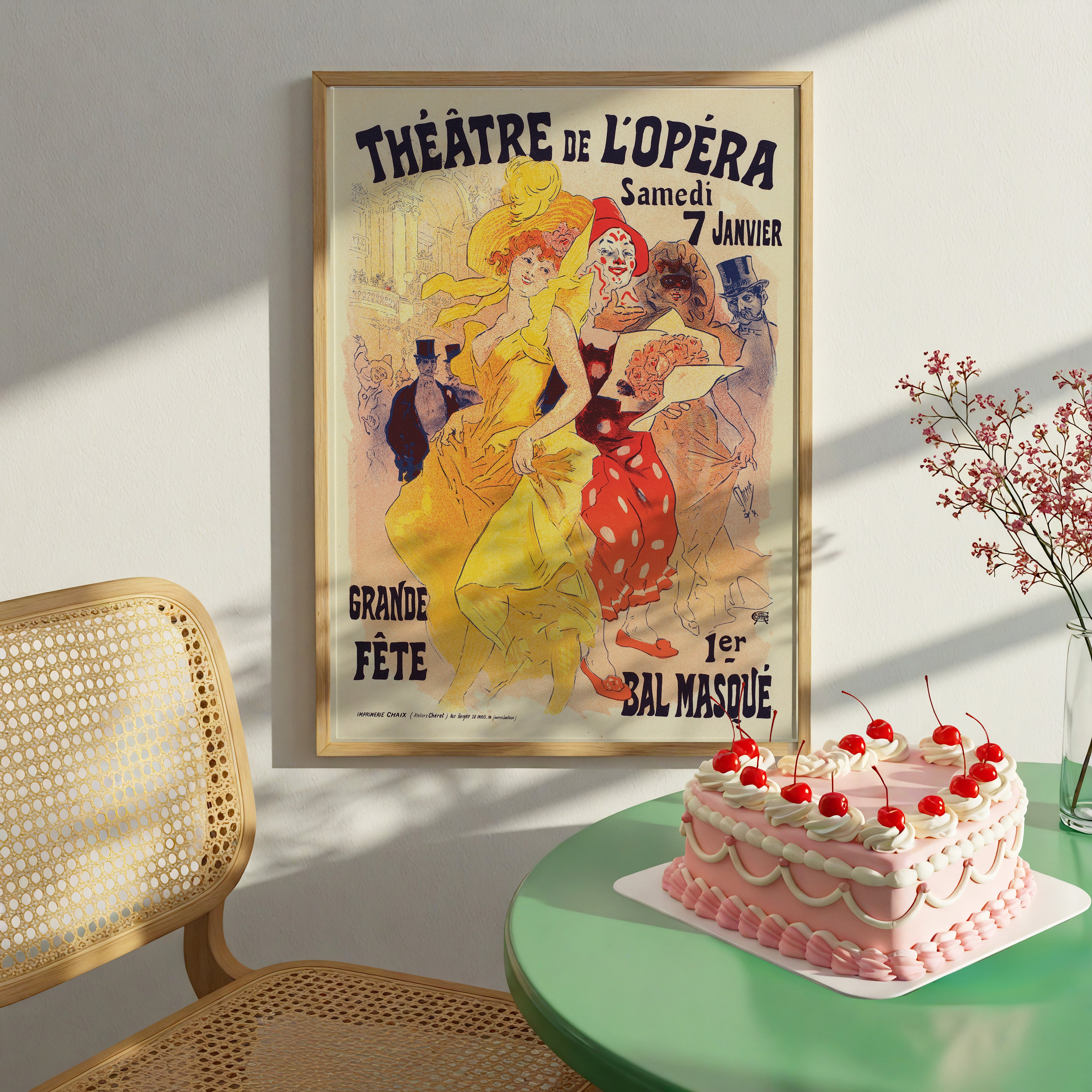 Bals de l’Opéra en (1899) by Jules Chéret