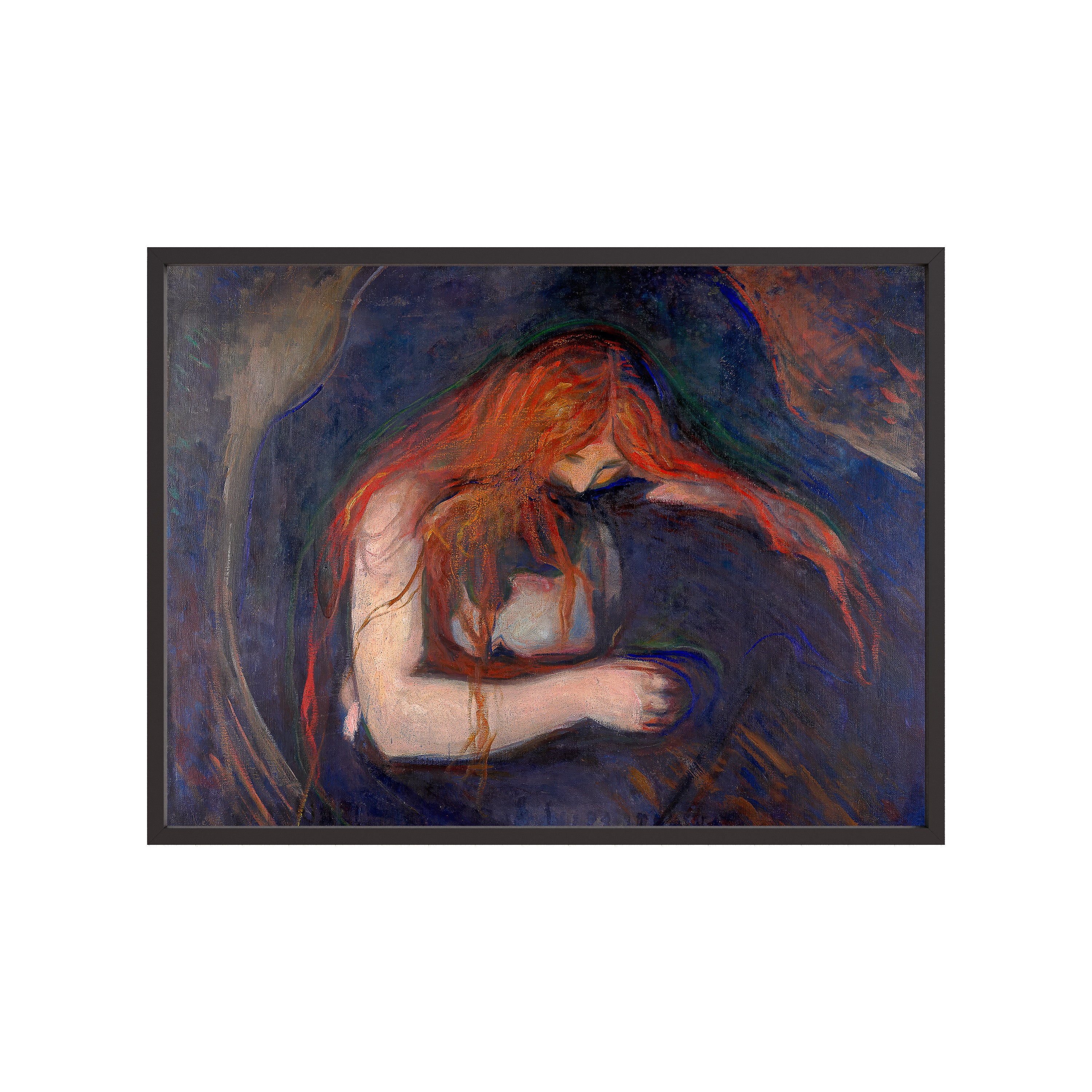 Vampire (1895) by Edvard Munch