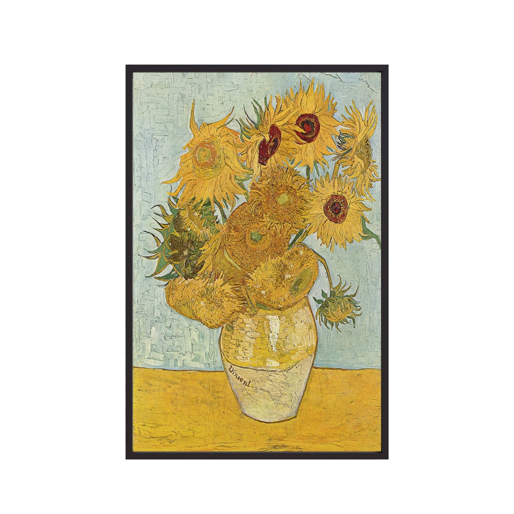 Vase with Twelve Sunflowers (1888) by Vincent van Gogh