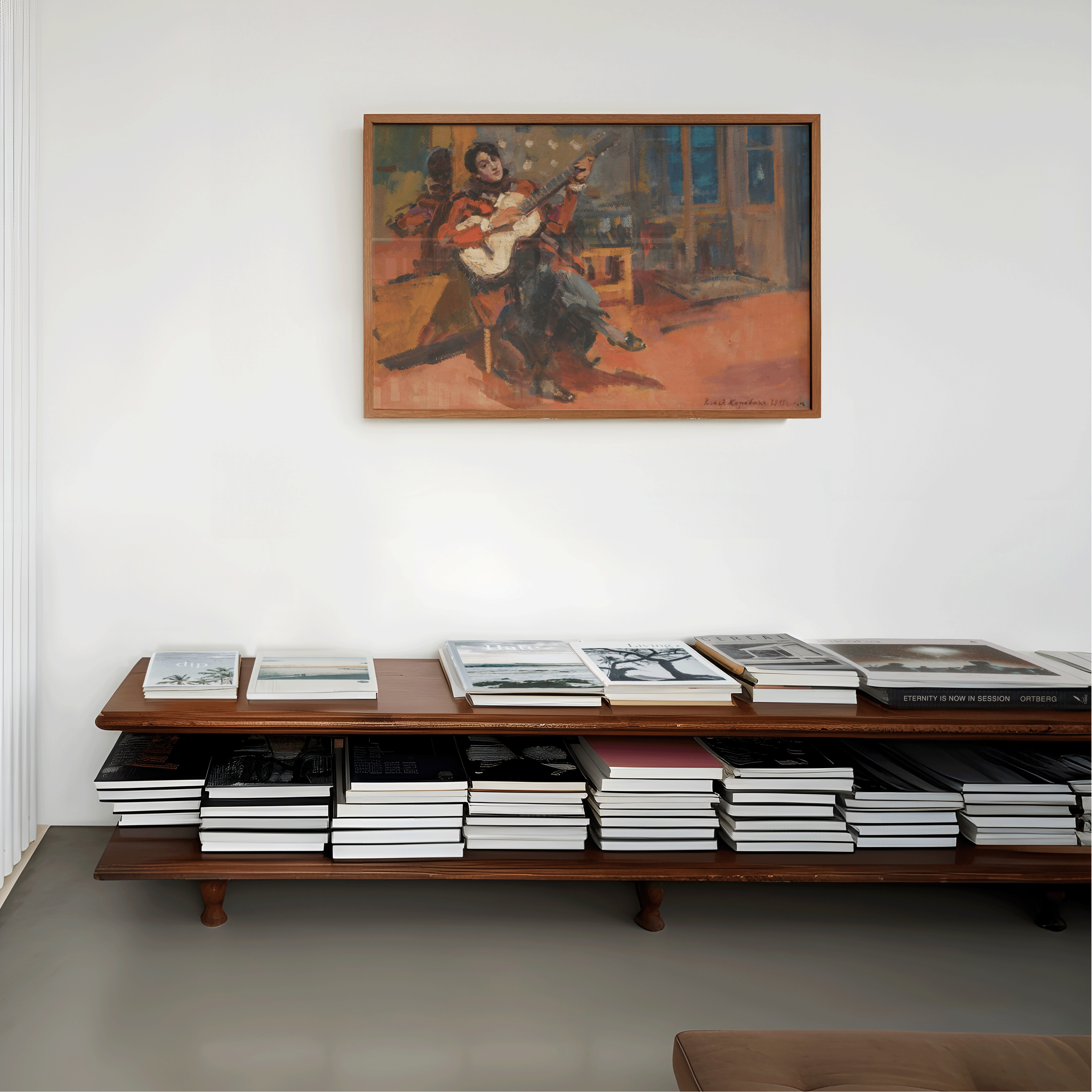 The Guitar Player (1915) by Konstantin Korovin