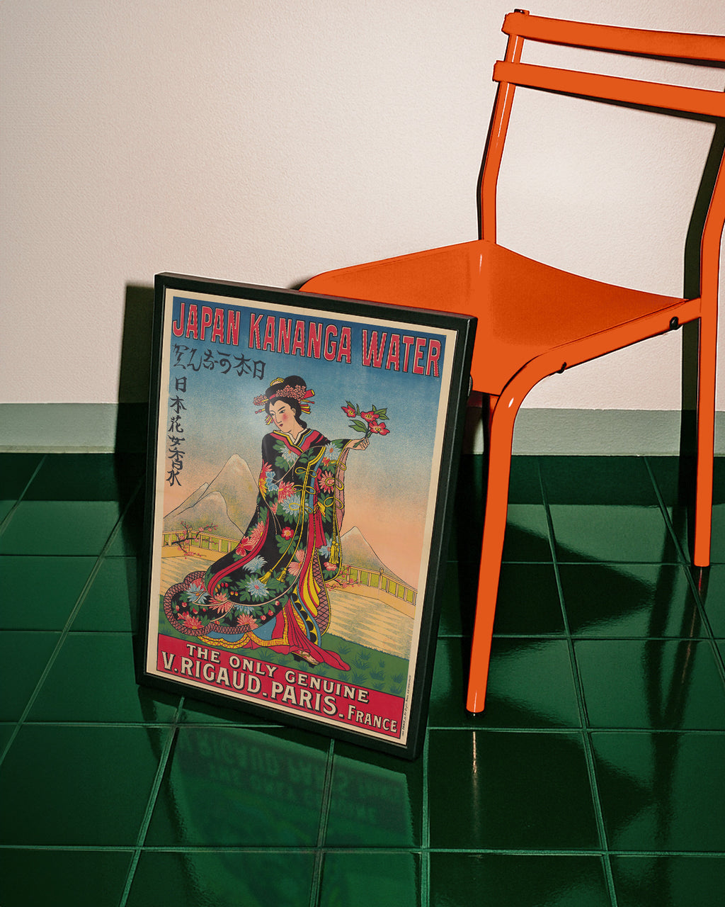 Japan Kananga Water – Perfume Poster (1907) by V. Rigaud