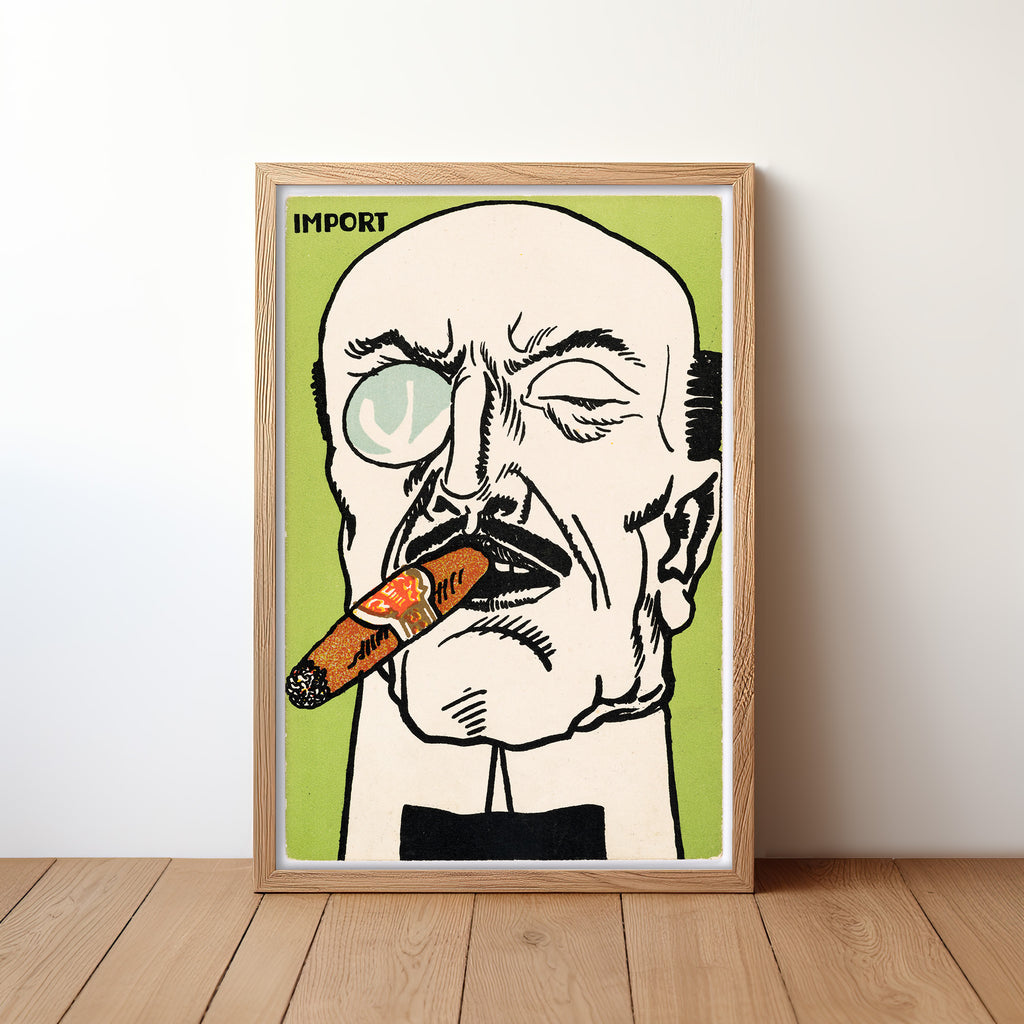 Import- The Monocle Smoker (1912) by Moriz Jung