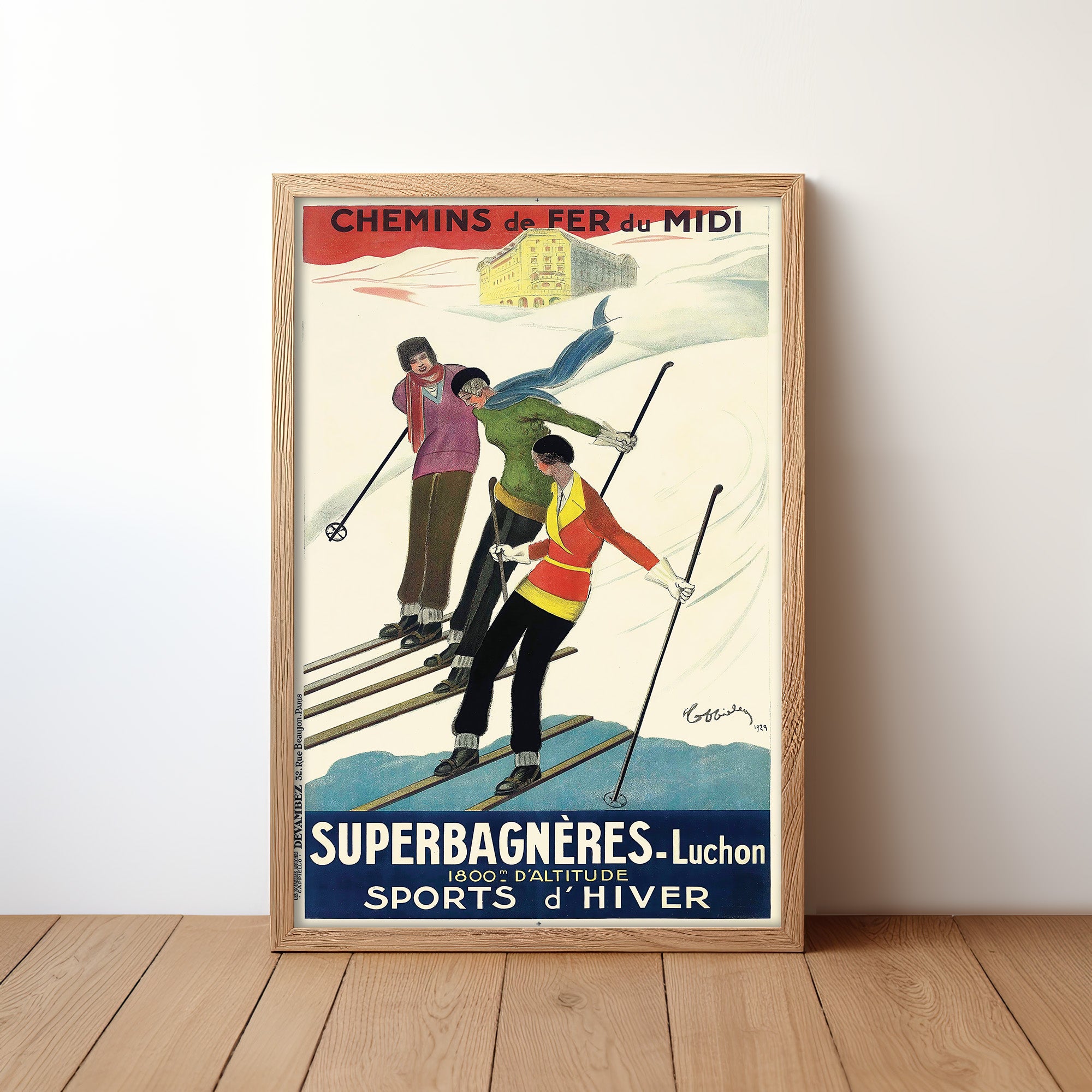 Superbagnères-Luchon (1929) by Leonetto Cappiello