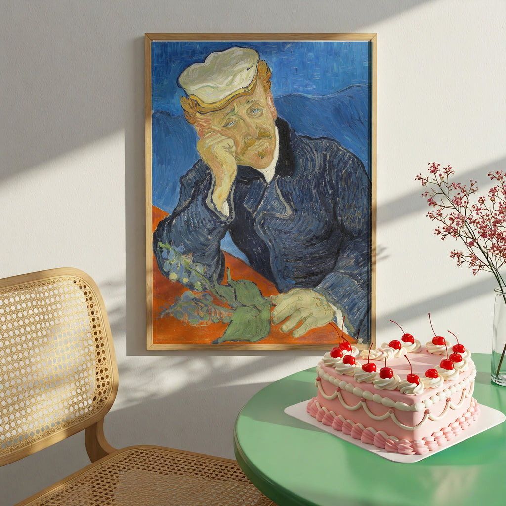 Dr Paul Gachet (1890) by Vincent van Gogh