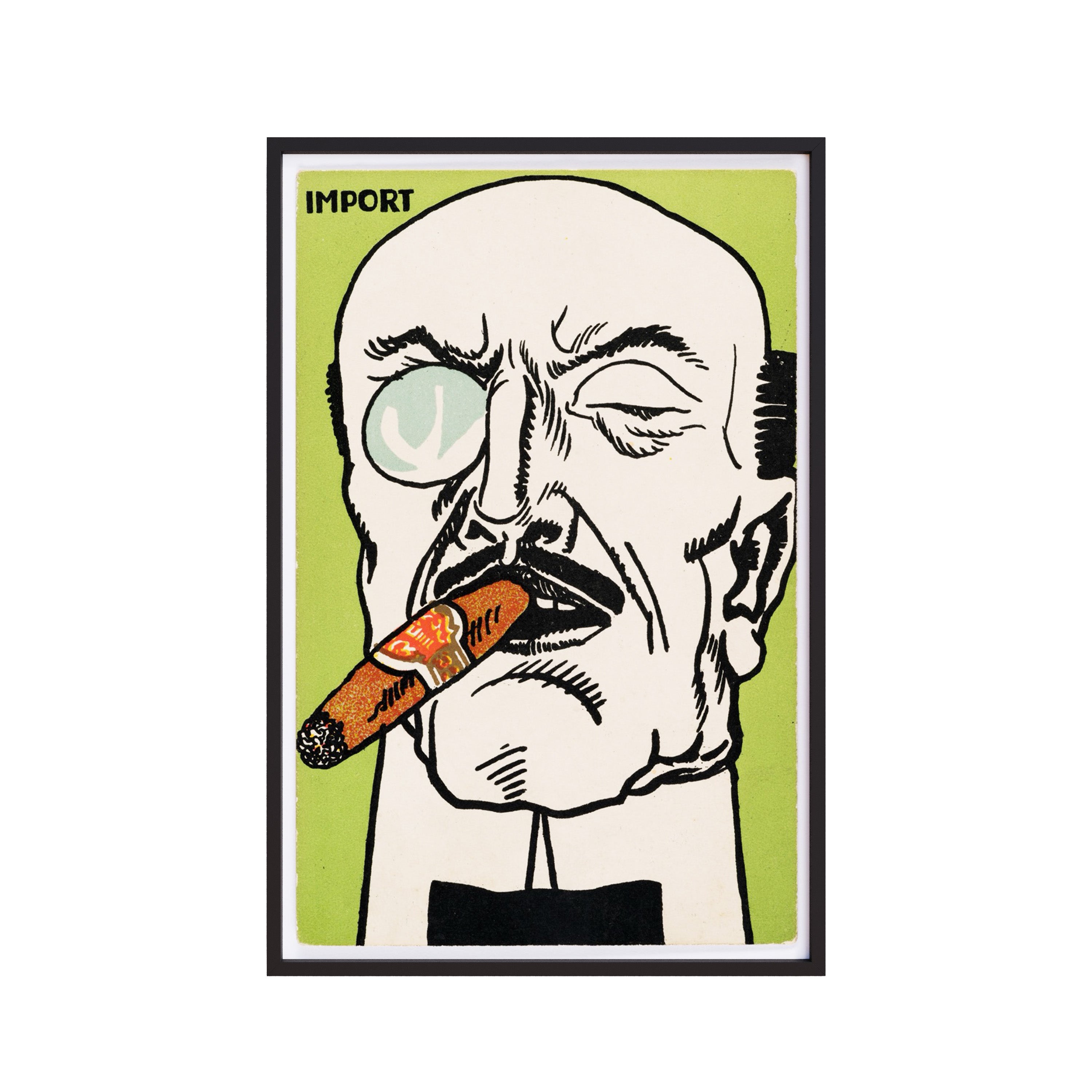 Import- The Monocle Smoker (1912) by Moriz Jung
