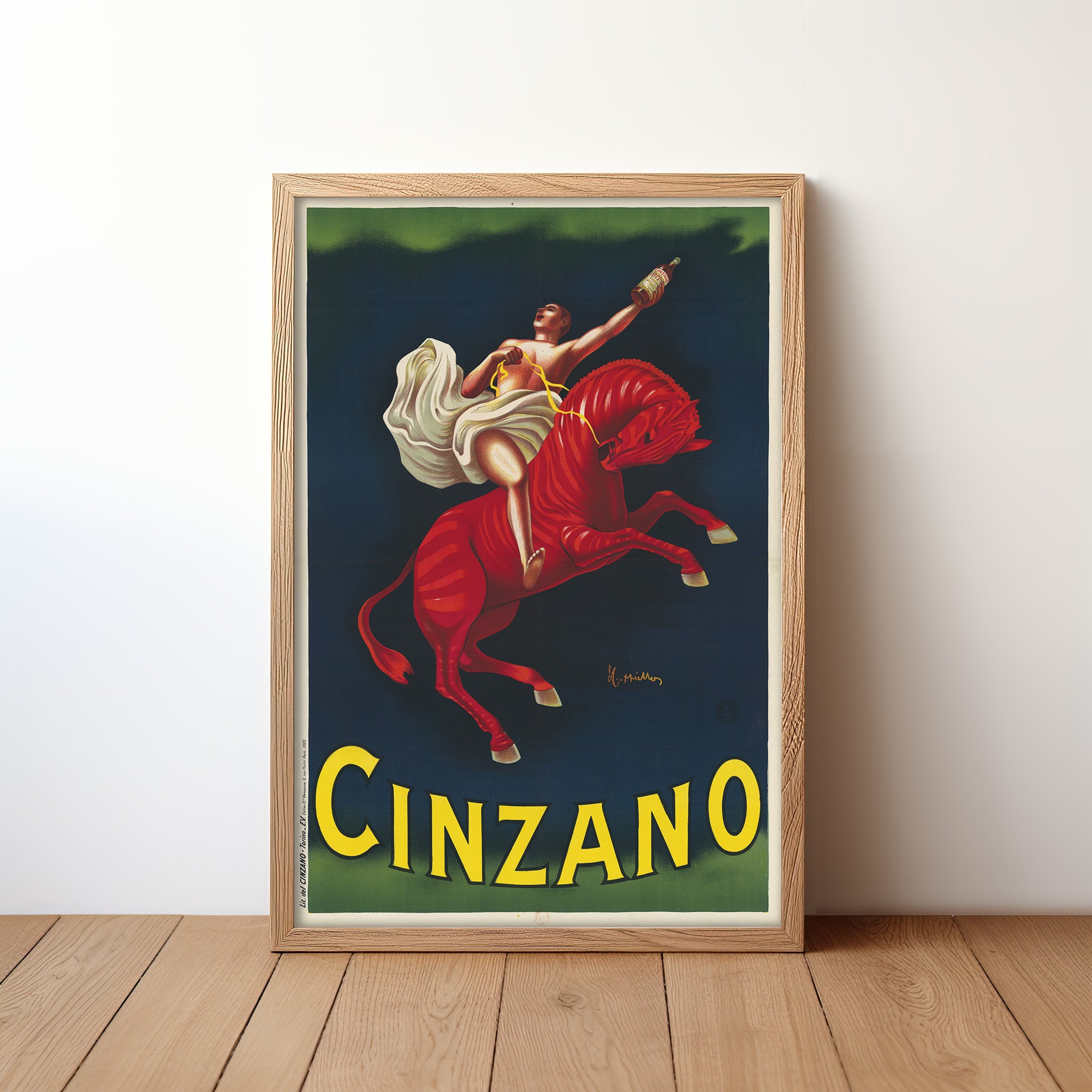 Cinzano (1926) by Leonetto Cappiello