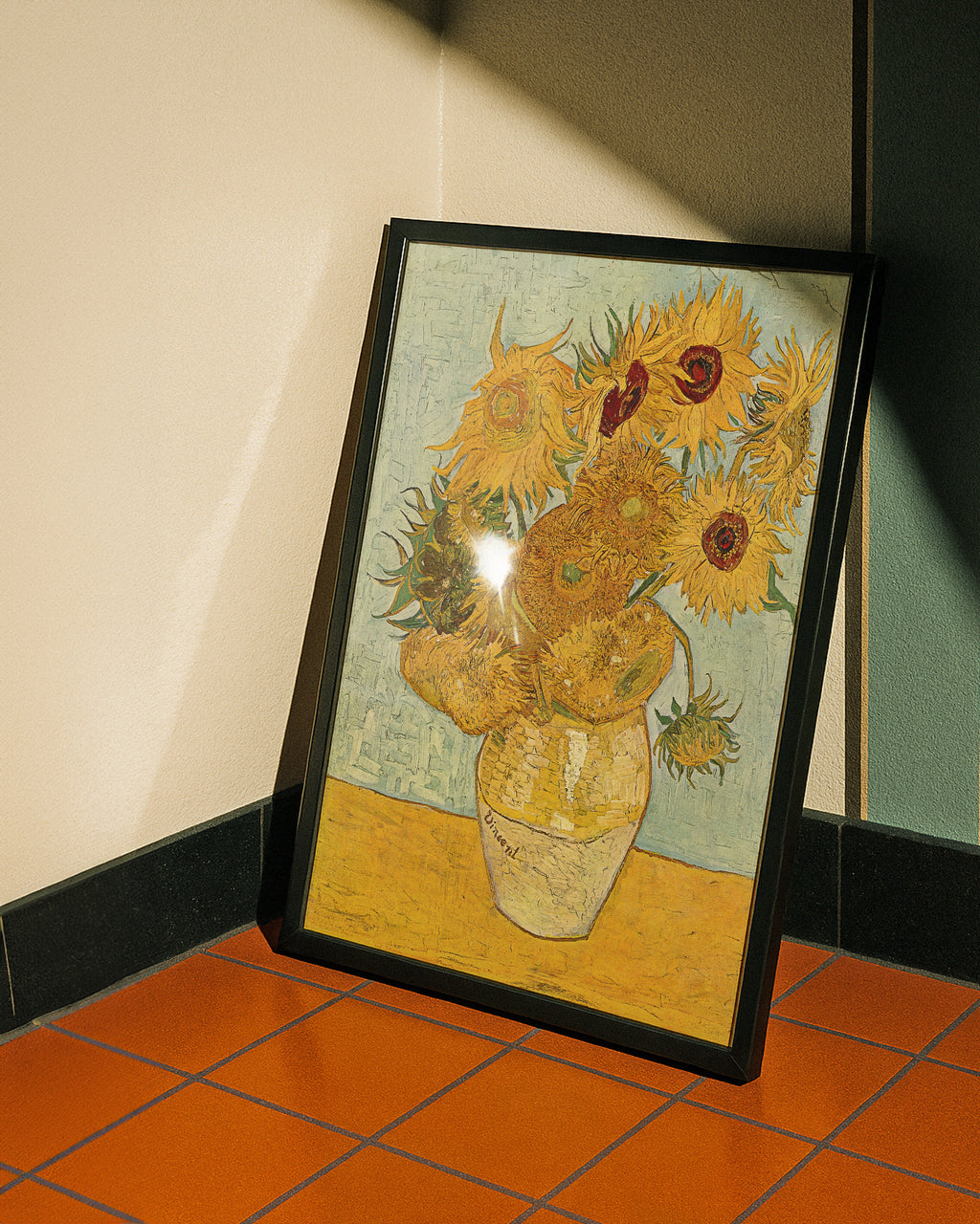 Vase with Twelve Sunflowers (1888) by Vincent van Gogh