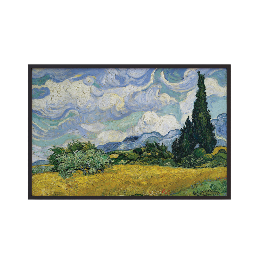 Wheat Field with Cypresses (1889) by Vincent van Gogh