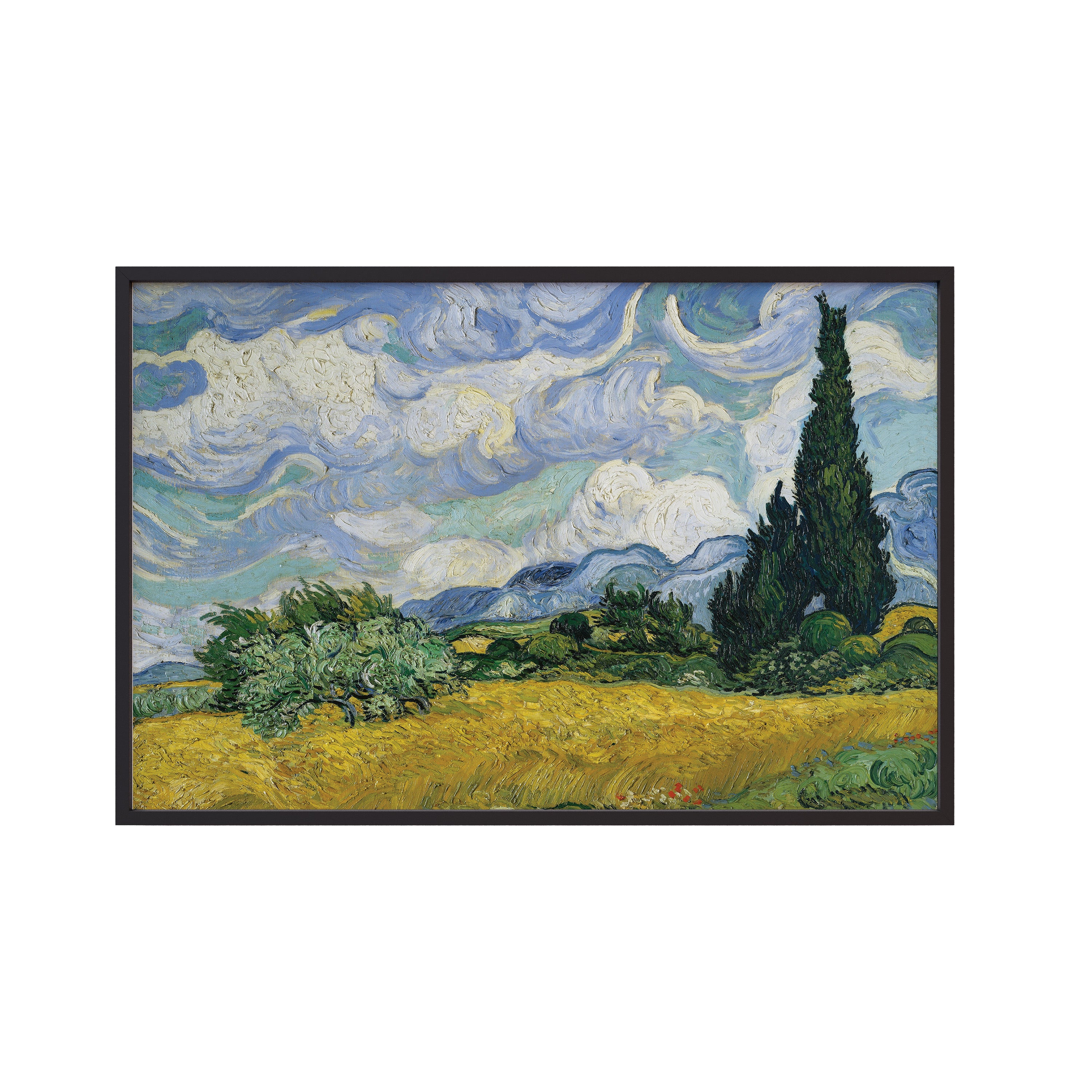 Wheat Field with Cypresses (1889) by Vincent van Gogh