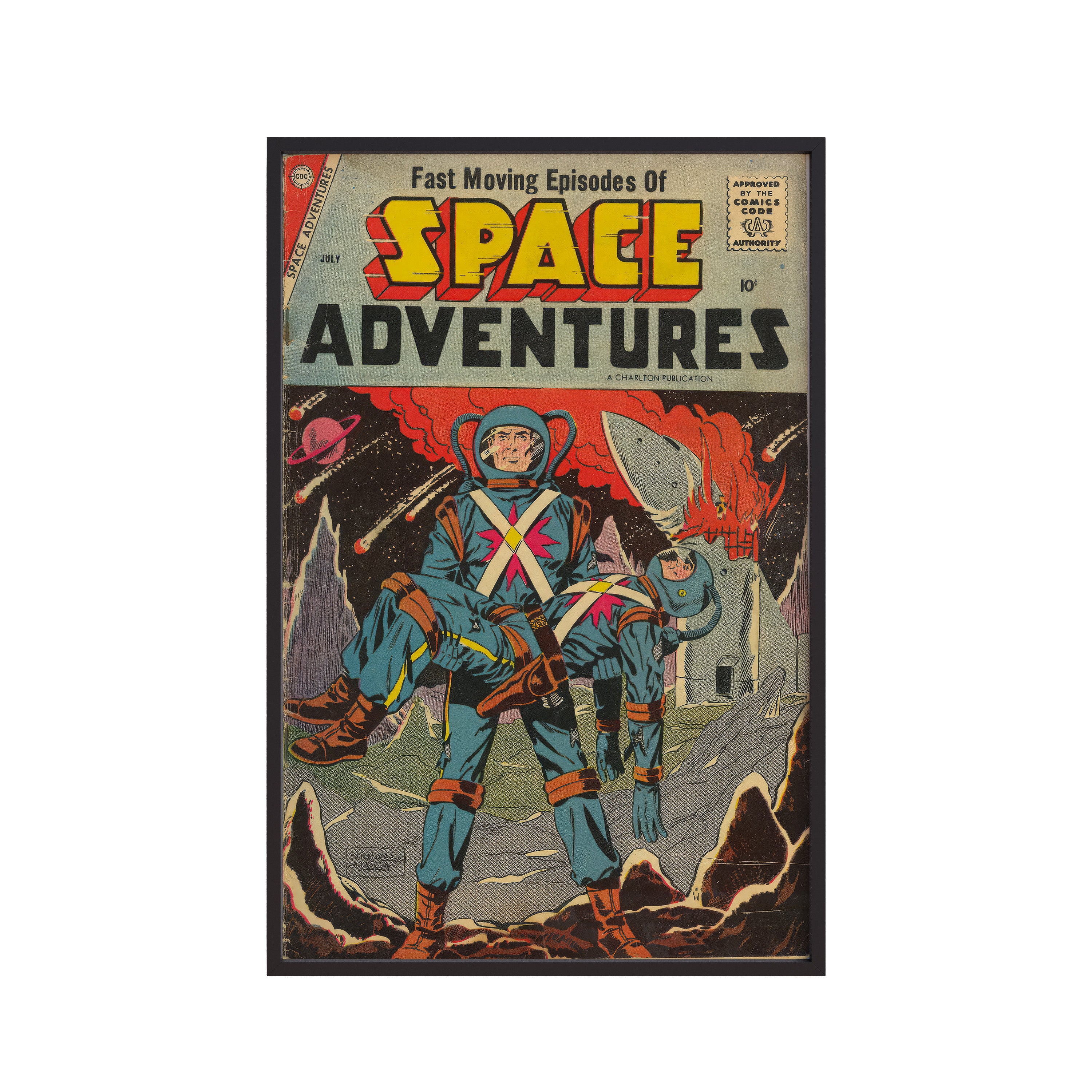 Space Adventures No. 24 by Charles Nicholas and Vince Alascia