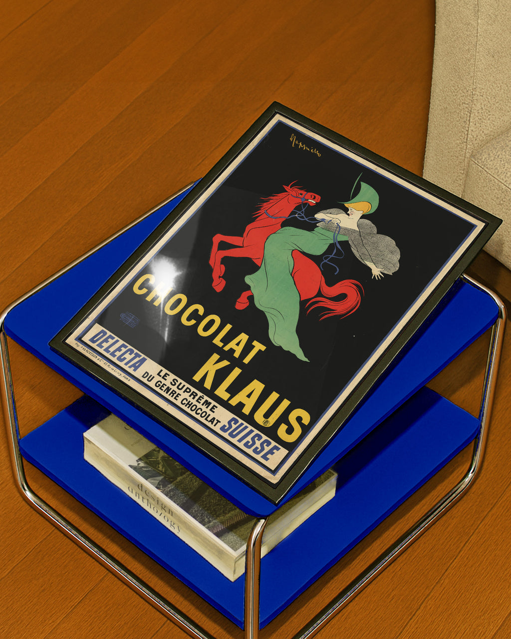 Chocolat Klaus- The Red Horse (1903) by Leonetto Cappiello