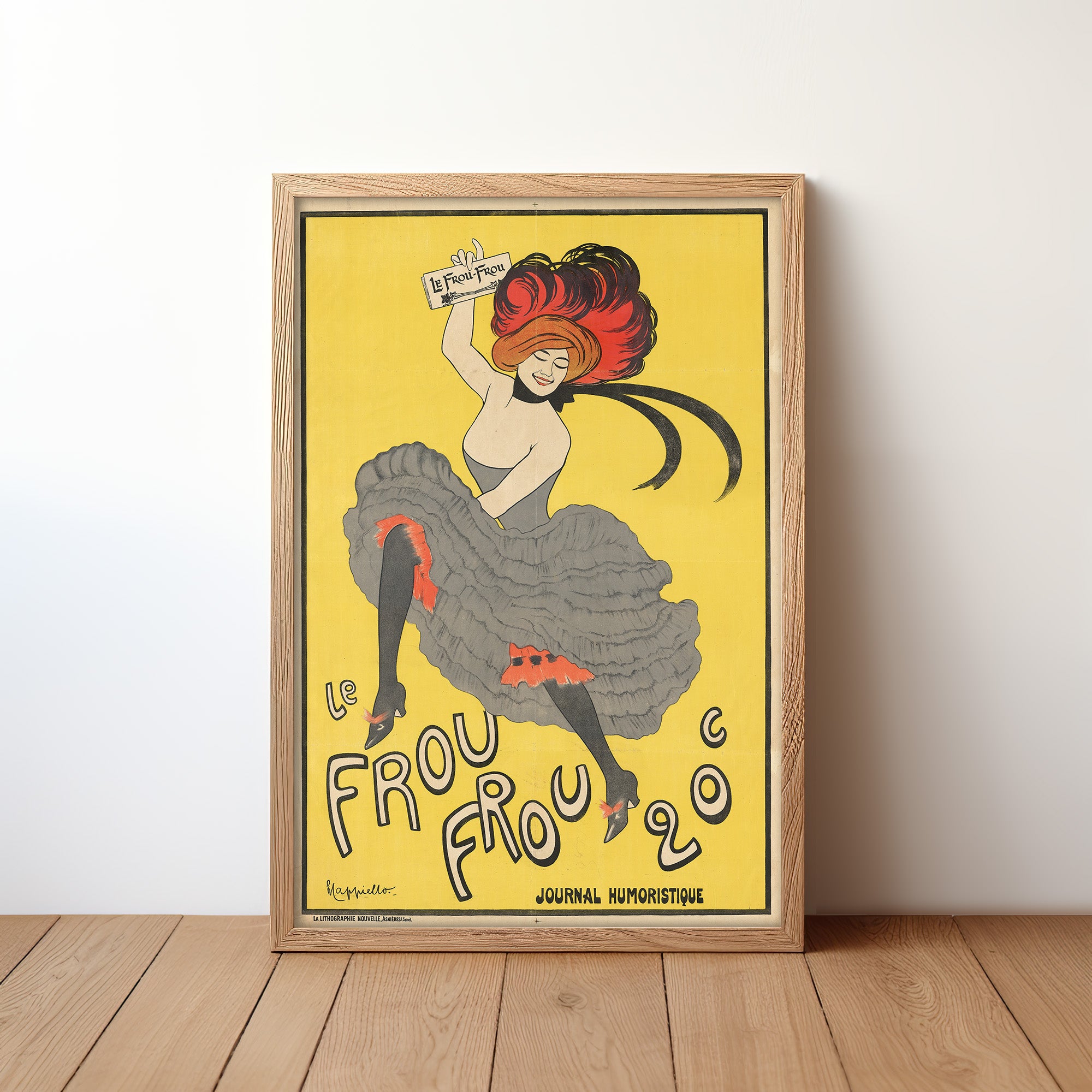 Le Frou Frou (1899) by Leonetto Cappiello