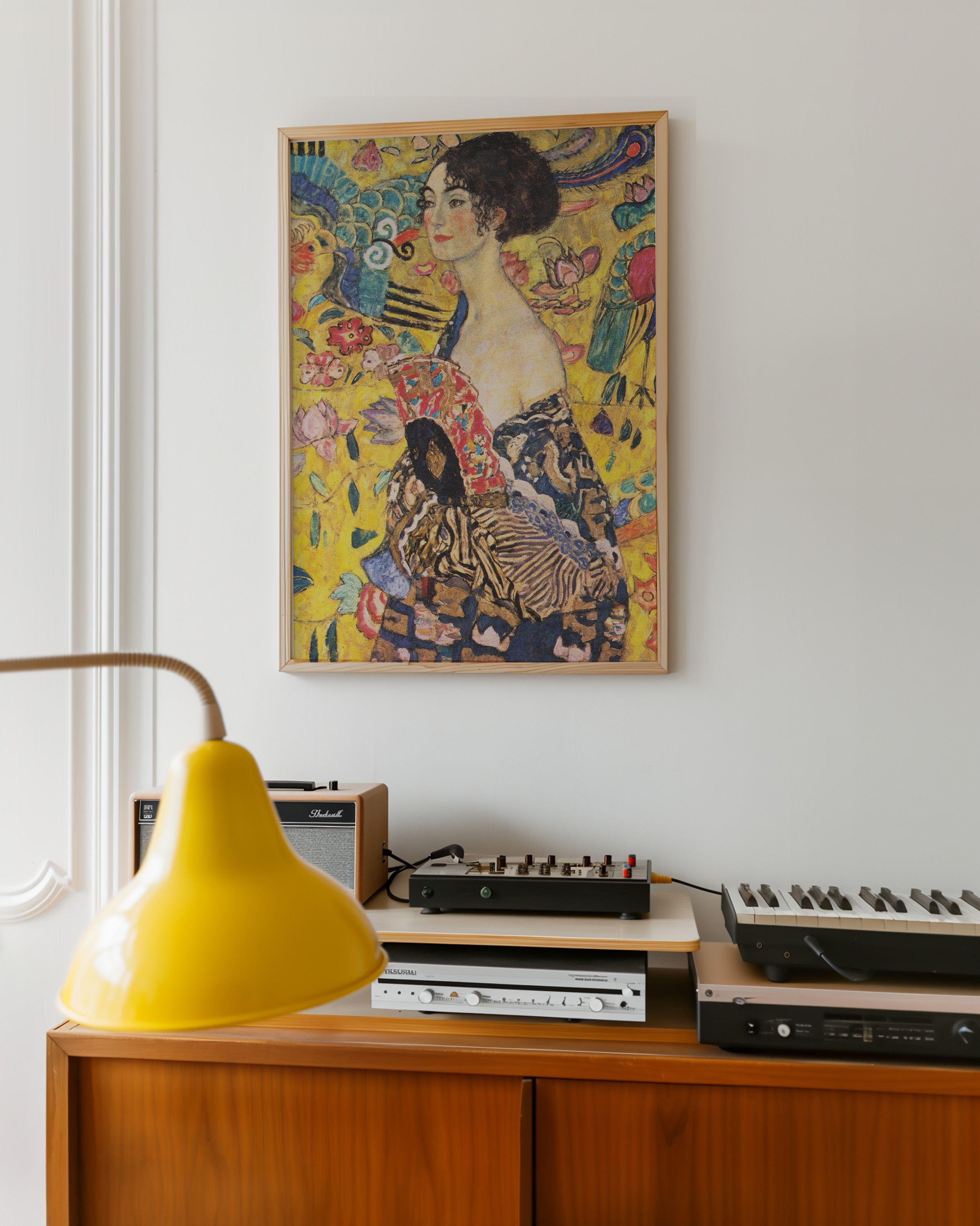 Lady with fan (1917-1918) by Gustav Klimt