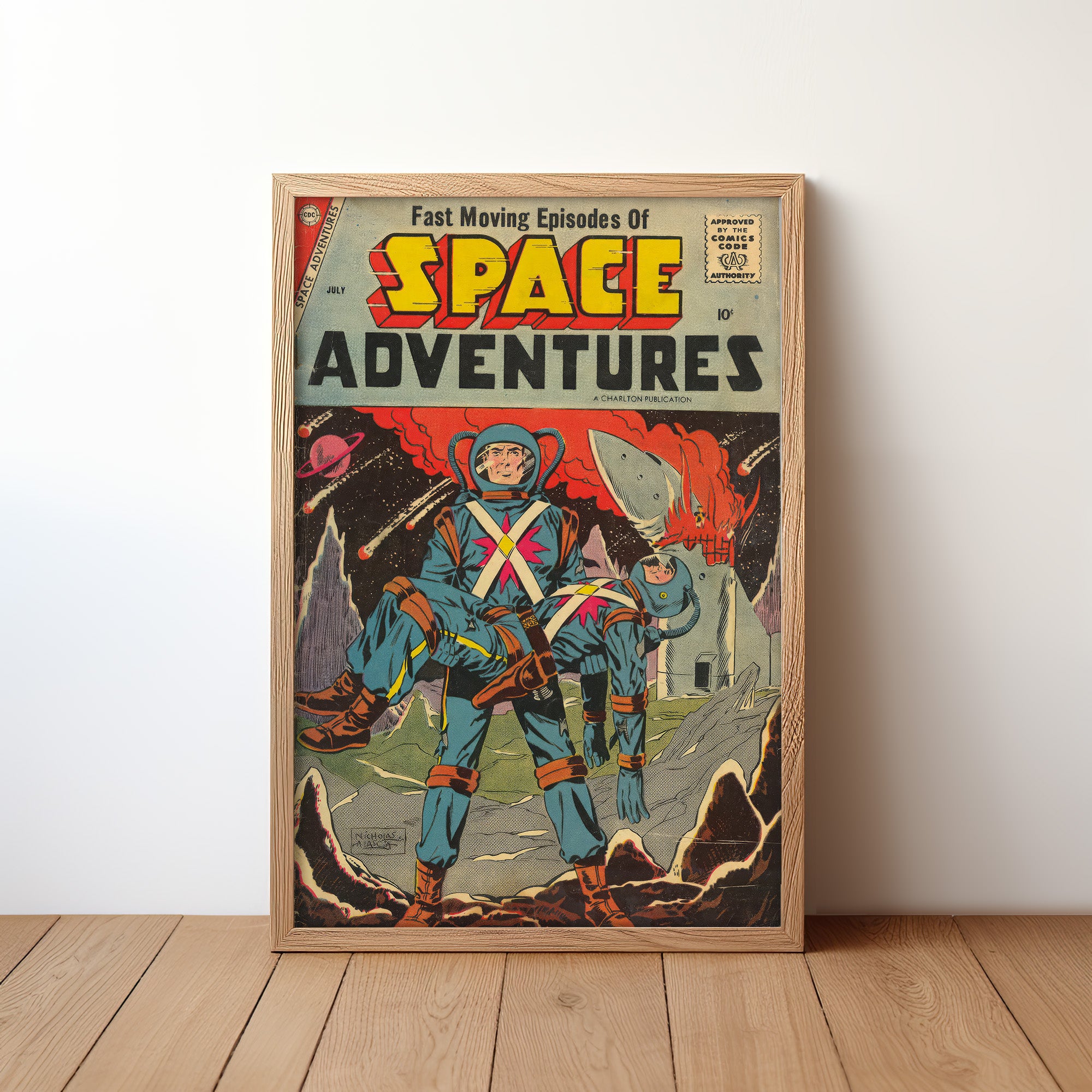 Space Adventures No. 24 by Charles Nicholas and Vince Alascia