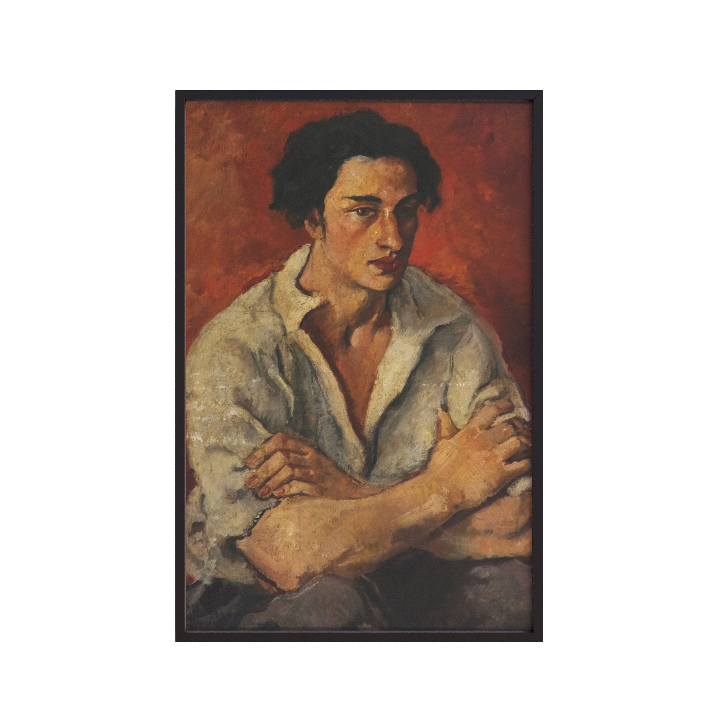 Portrait of a Young Man (1929) by Amrita Sher-Gil