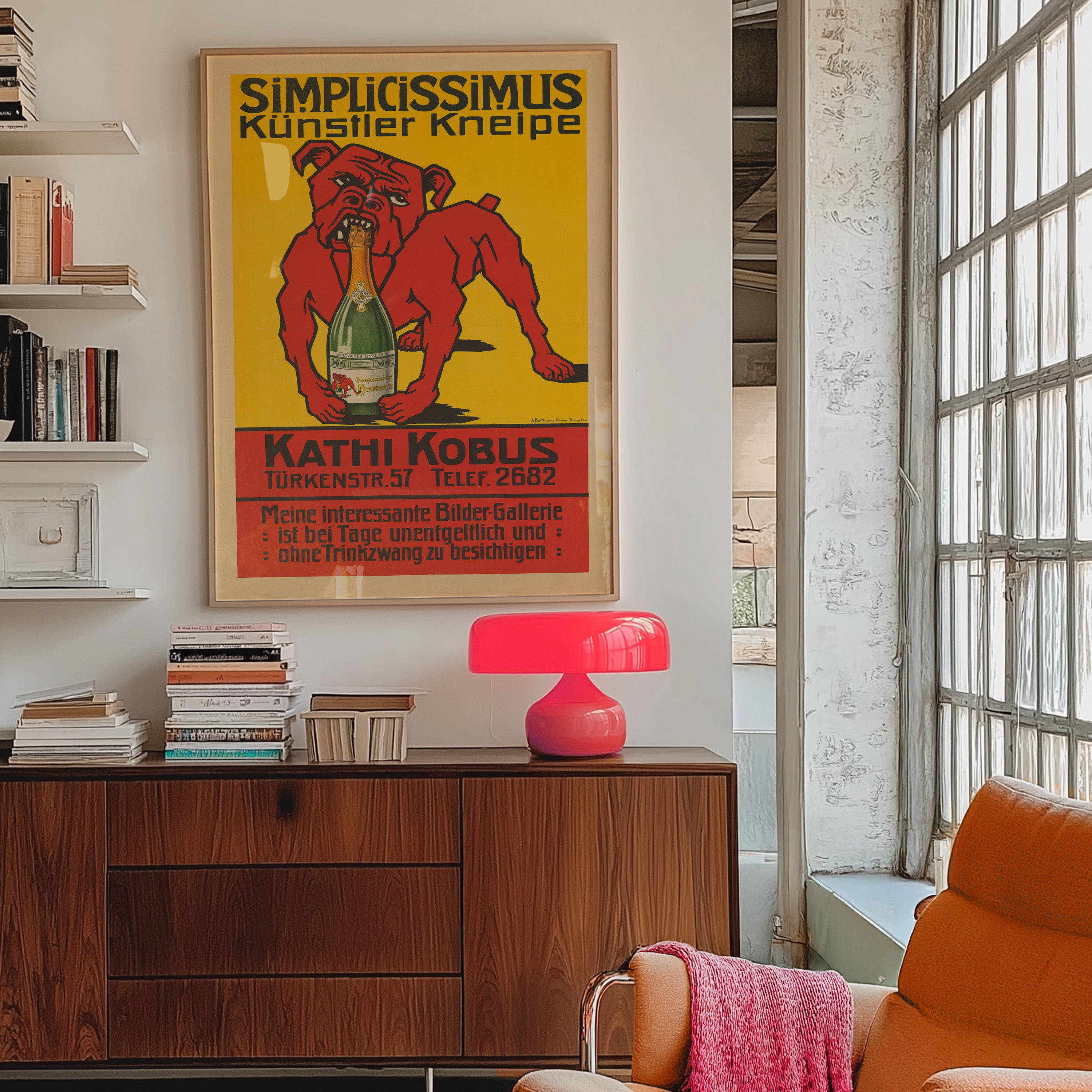 Simplicissimus Künstler Kneipe. Kathi Kobus (1903) by A. Backmund