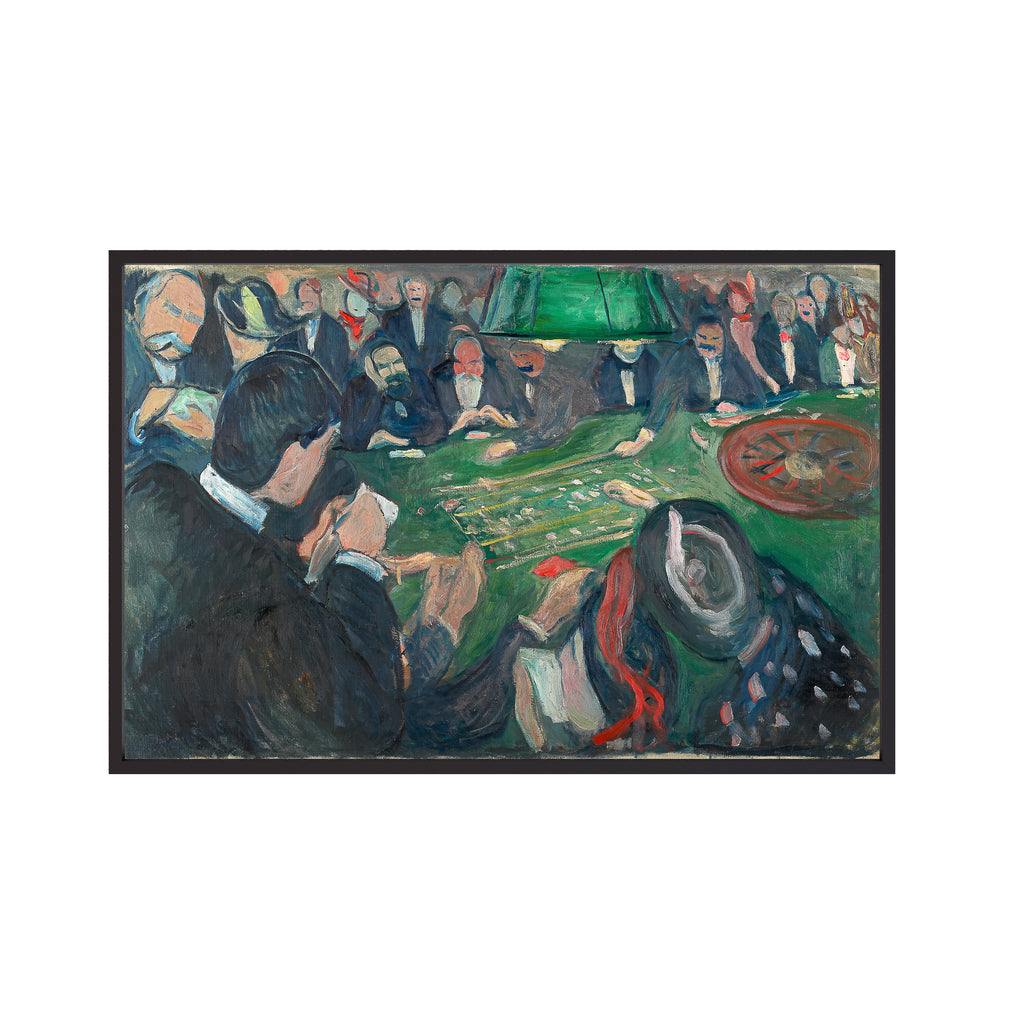 At the Roulette Table in Monte Carlo (1892) by Edvard Munch