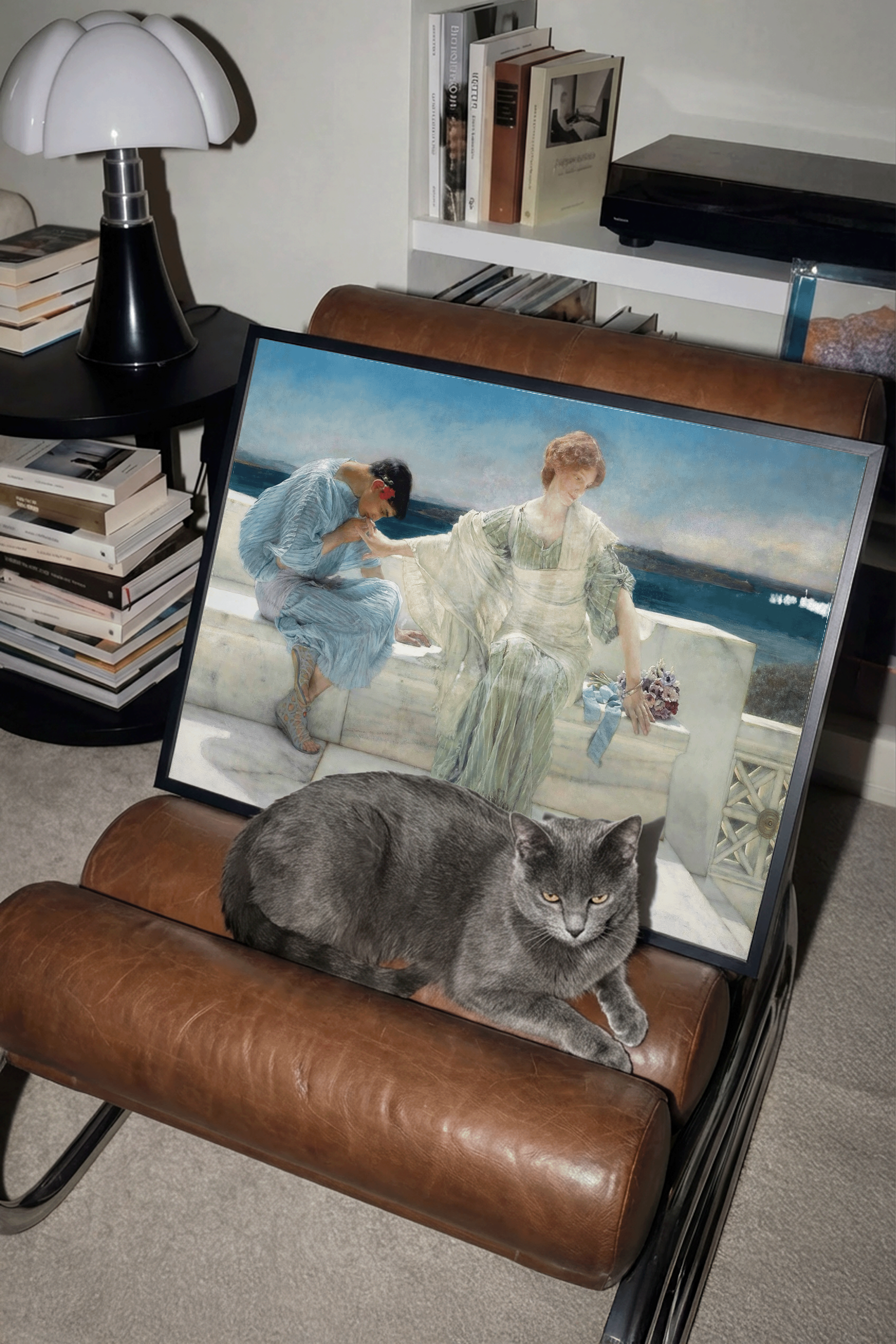 Ask Me No More (1906) by Sir Lawrence Alma-Tadema