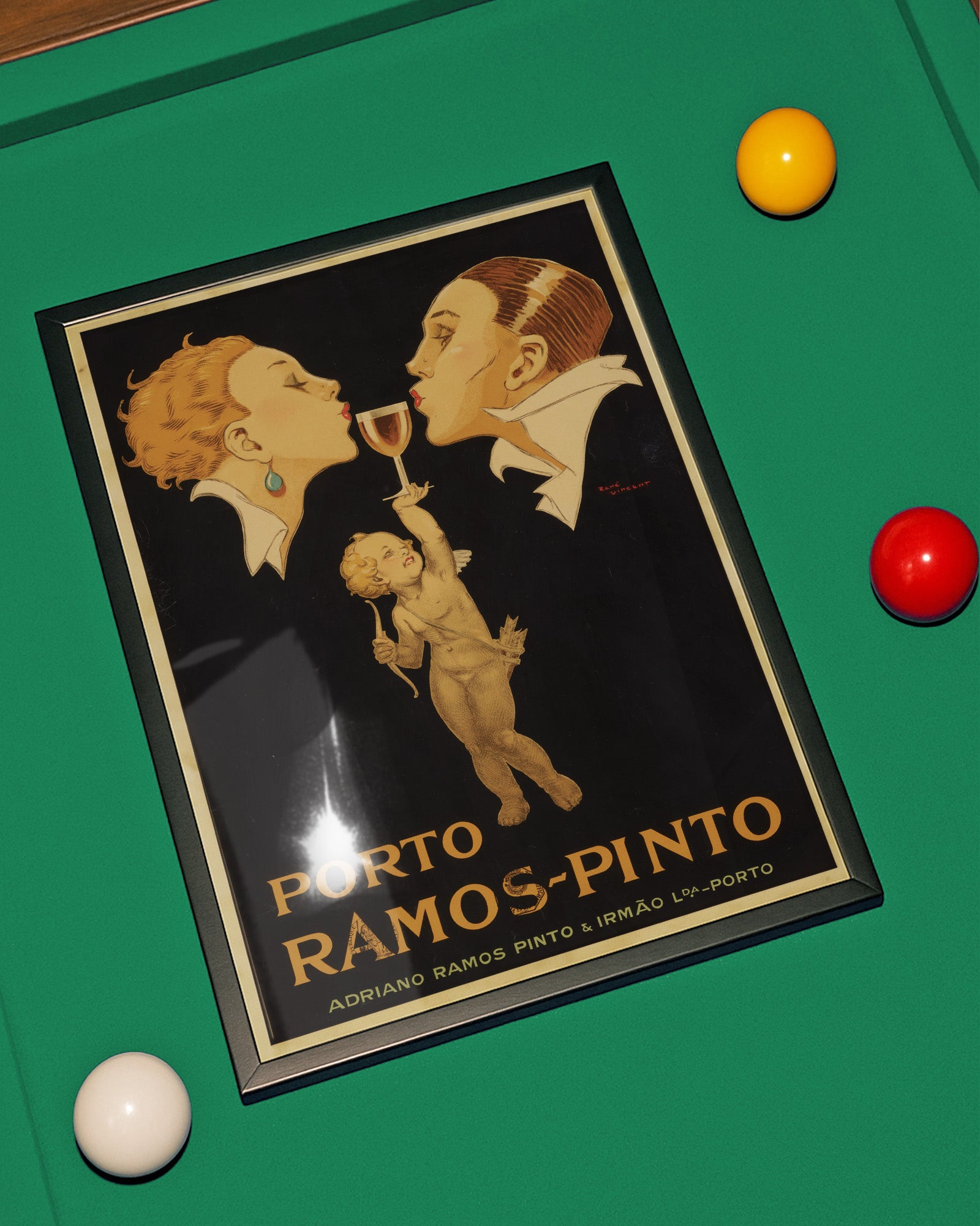 Porto Ramos-Pinto – Wine Poster (1920s) by René Vincent