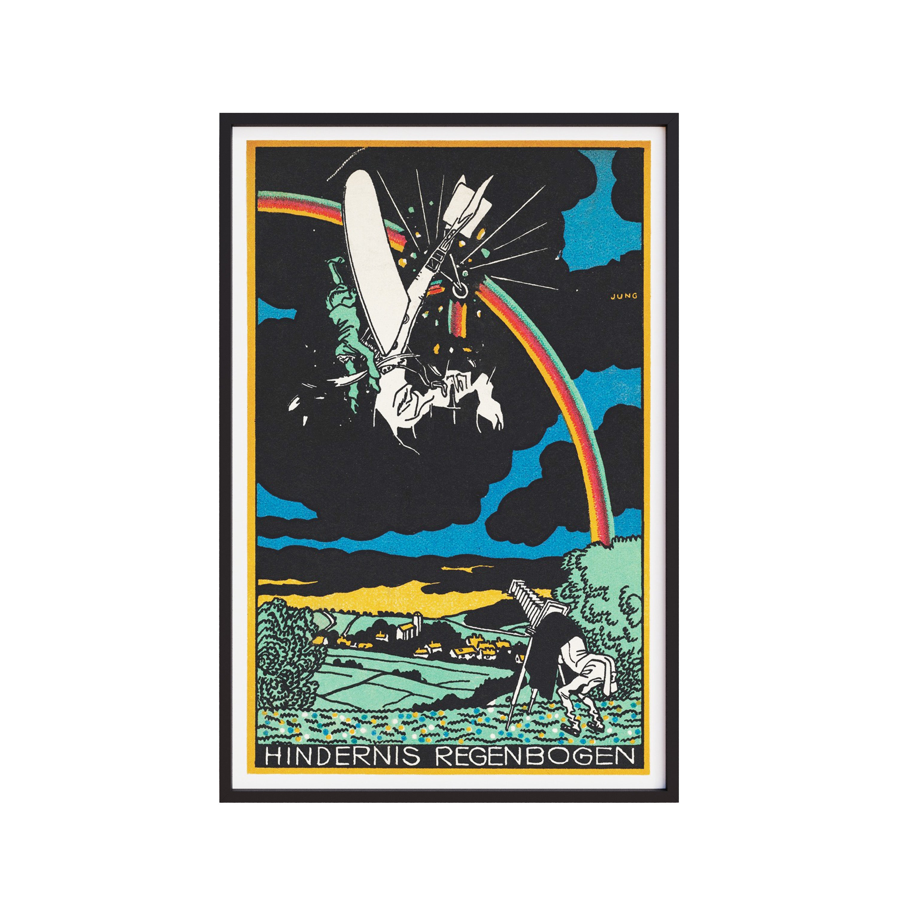 The Rainbow Obstacle (1911) by Moriz Jung