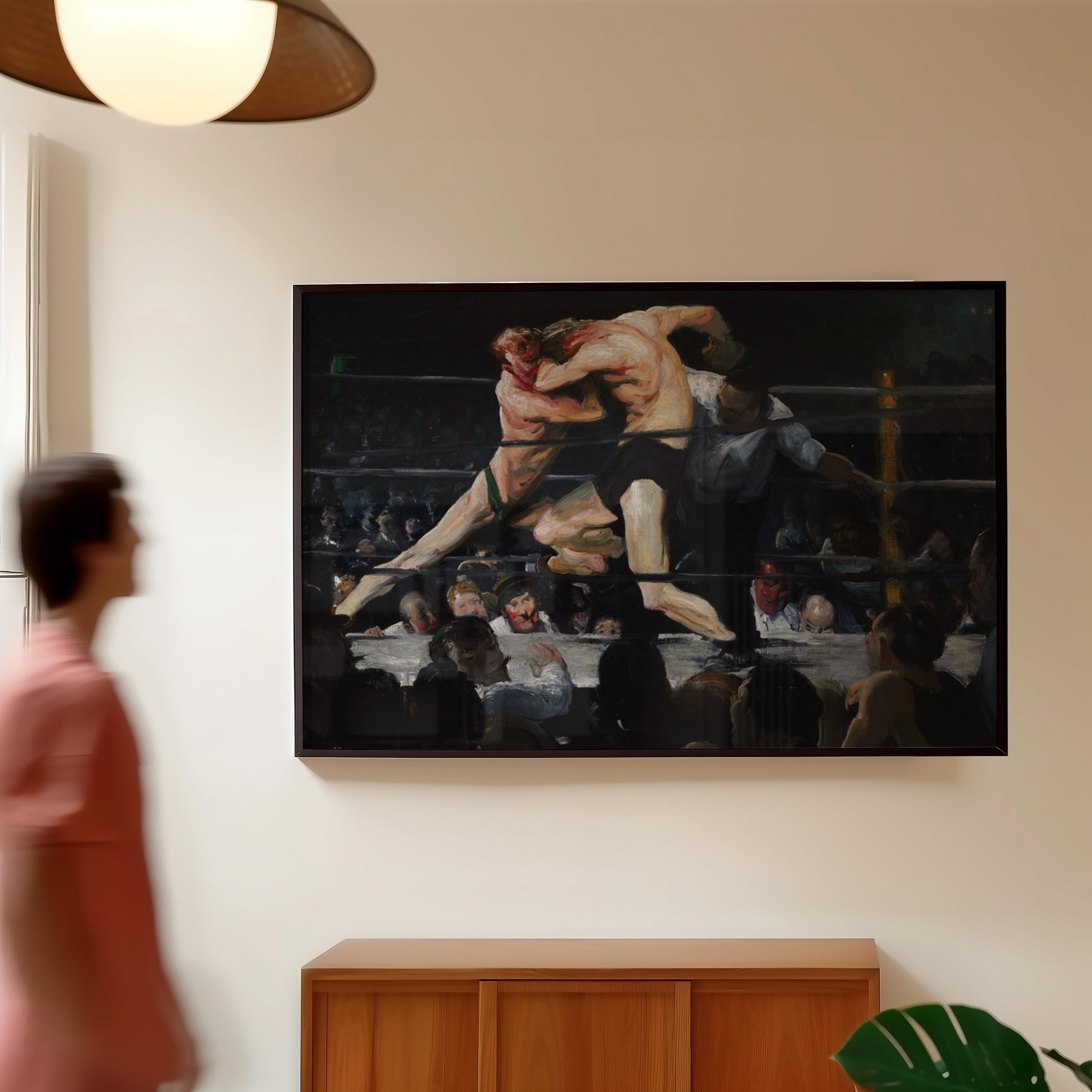 Stag at Sharkey’s (1909) by George Bellows