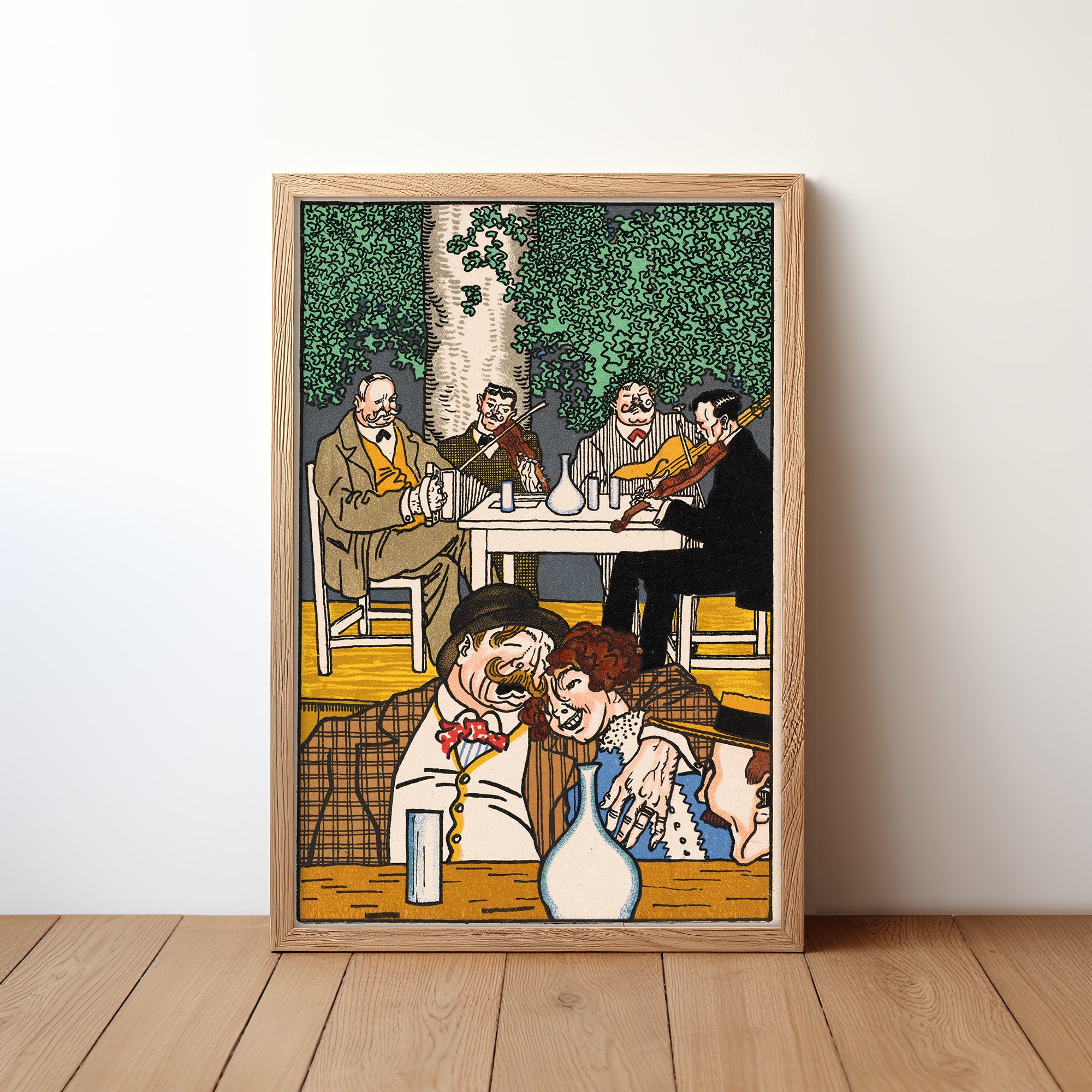 At the Heuriger (1911) by Moriz Jung