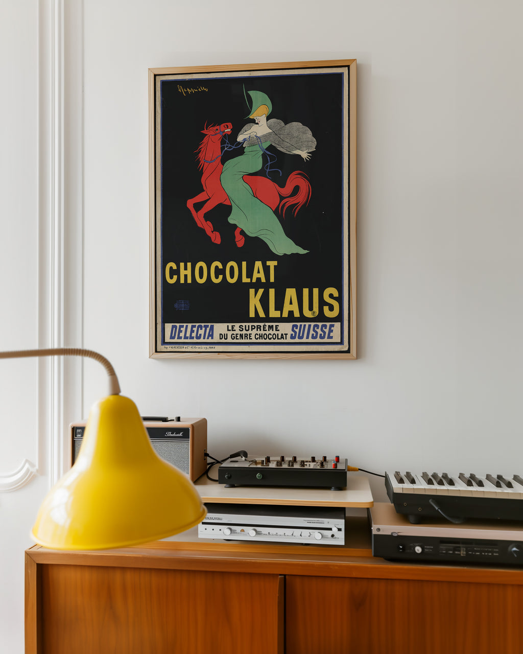 Chocolat Klaus- The Red Horse (1903) by Leonetto Cappiello