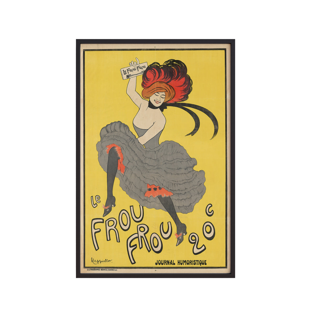Le Frou Frou (1899) by Leonetto Cappiello