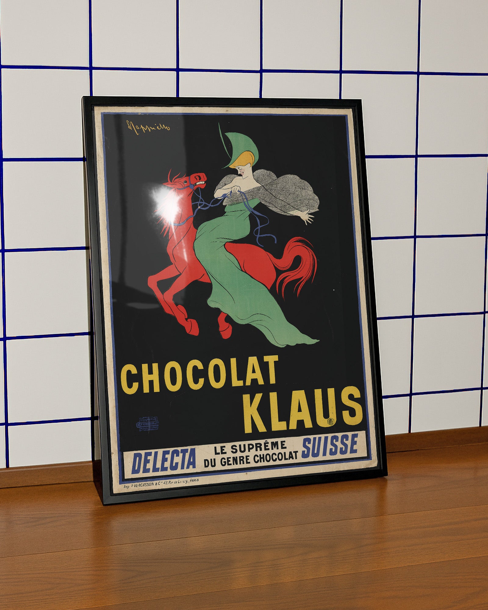 Chocolat Klaus- The Red Horse (1903) by Leonetto Cappiello