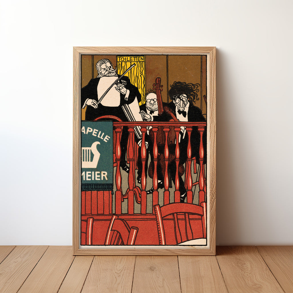 Salon Orchestra Meier (1911) by Moriz Jung